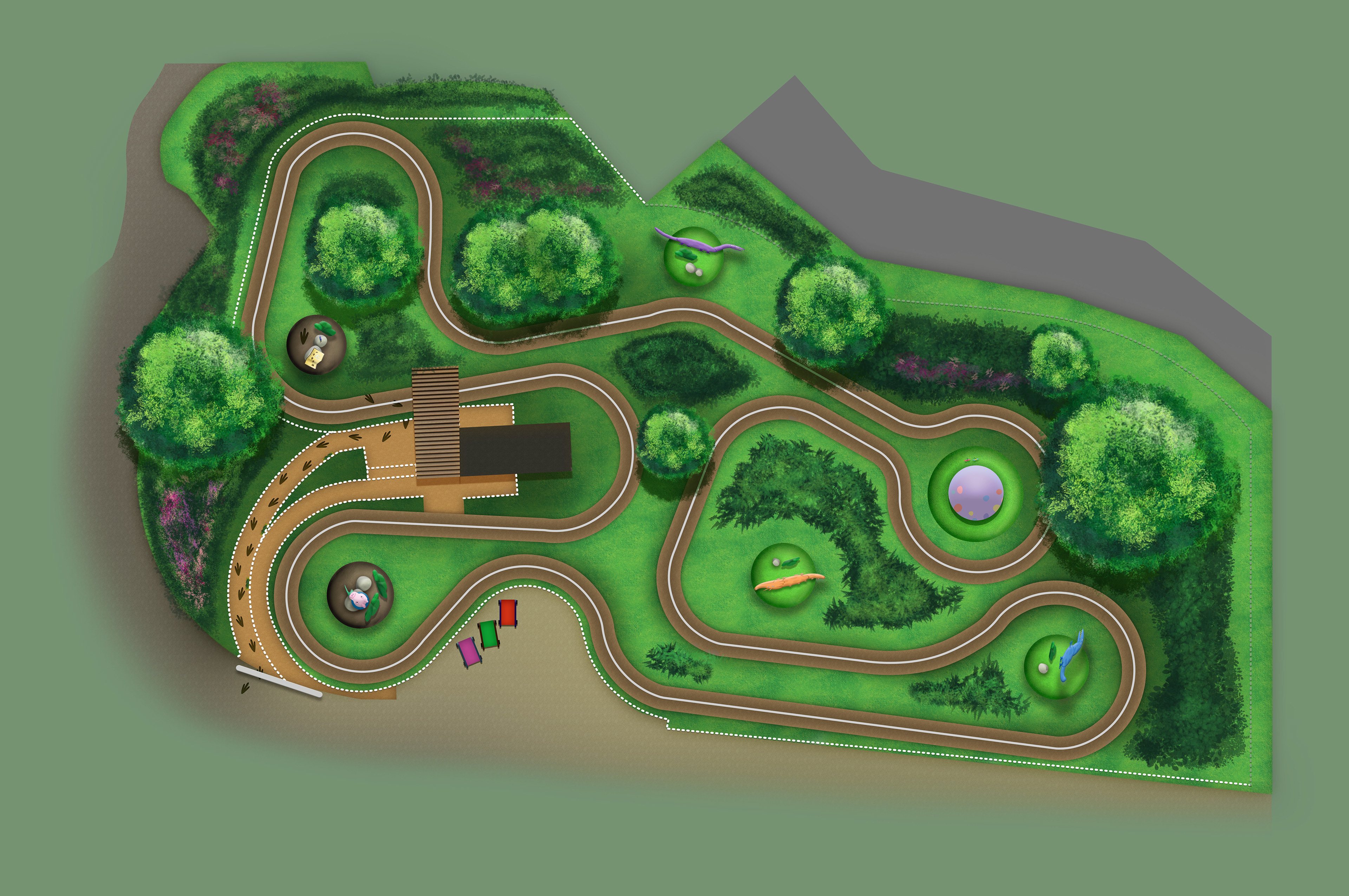 Peppa Pig Land - Attraction Plan