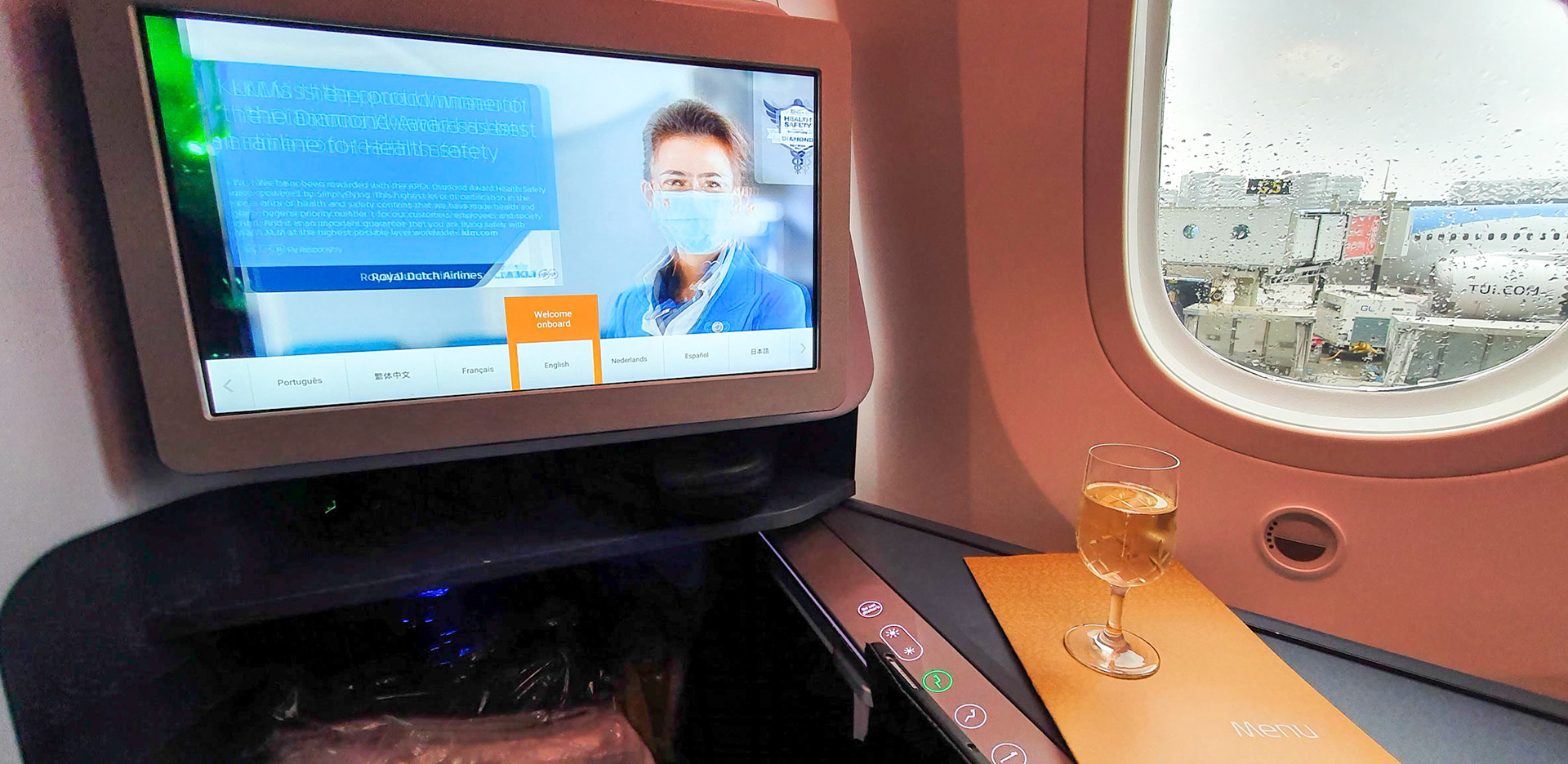 Champagne before take-off anyone?