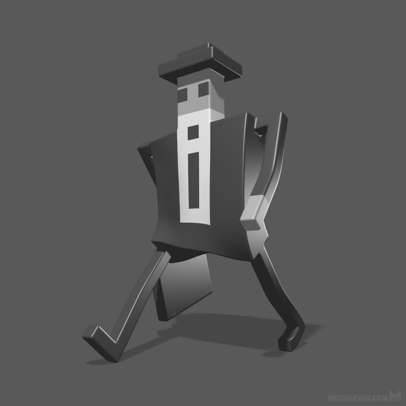 character, animation, karakter, animatie, voxels, 3d, businessman, walking, cycle, looping, repeating, herhalend, cyclisch, cyclus, endless, eindeloos