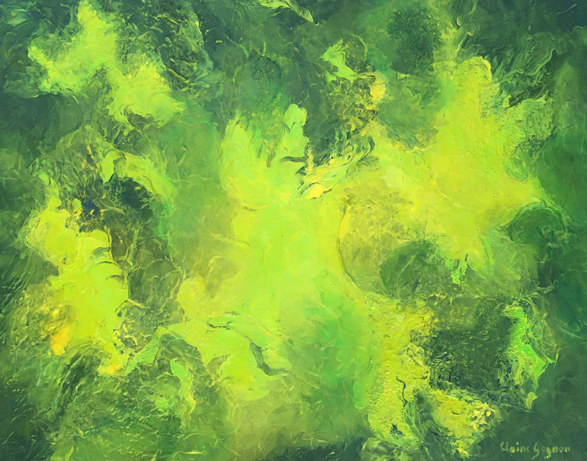 Claire Gagnon - Dilemma - 16x20 - Mixed Media on Canvas - $800 