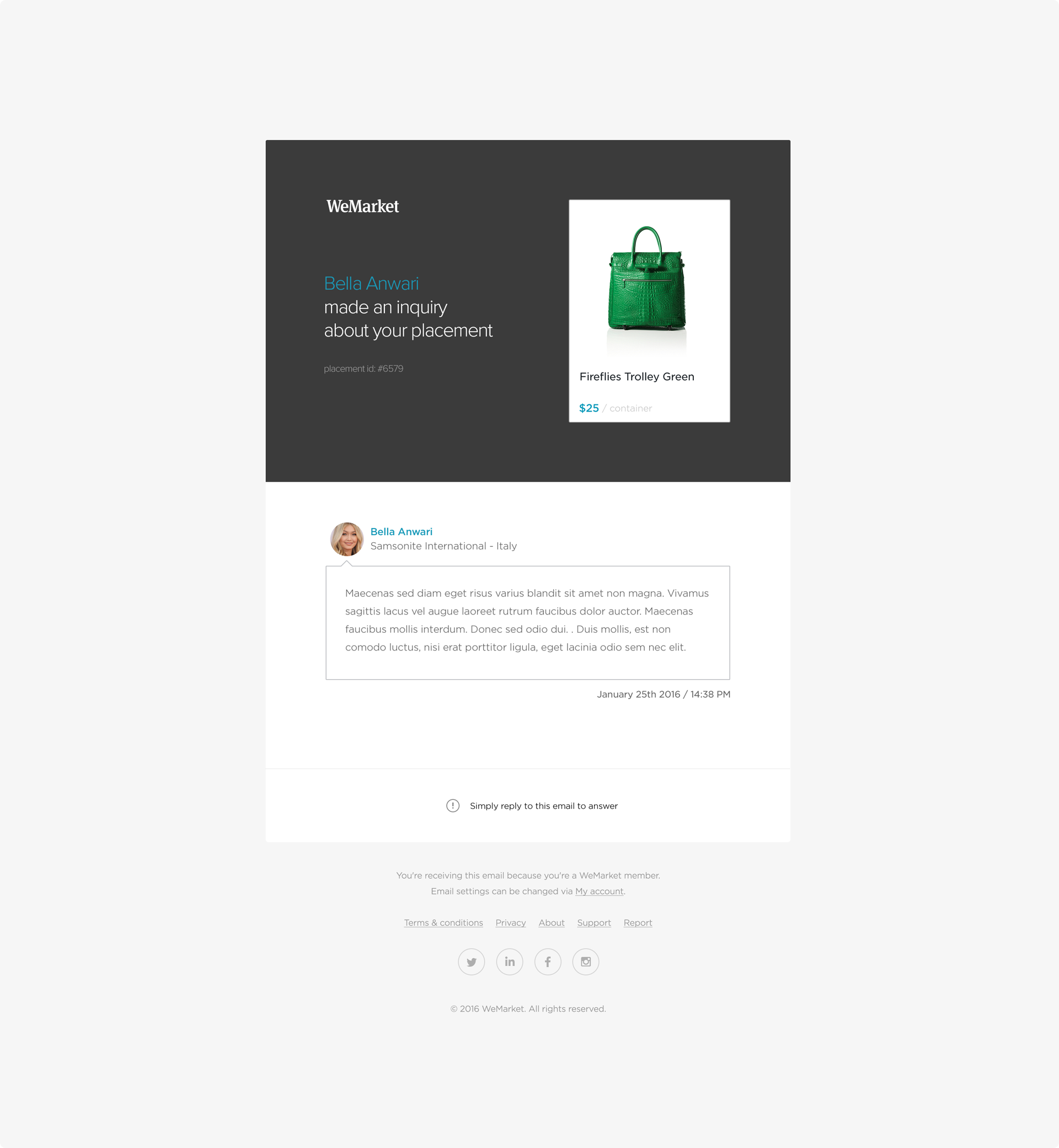 WeMarket Email Updates by Milan Houter