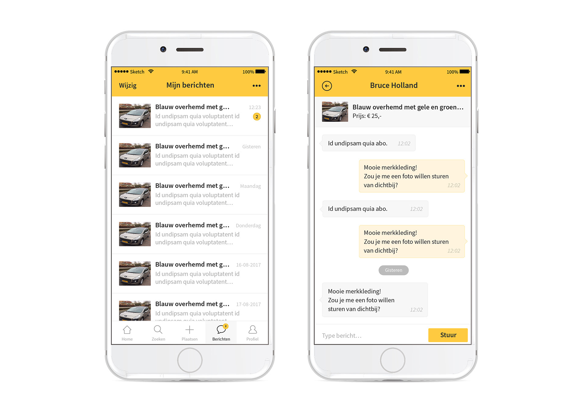 Speurders.nl App Design Concept by Milan Houter
