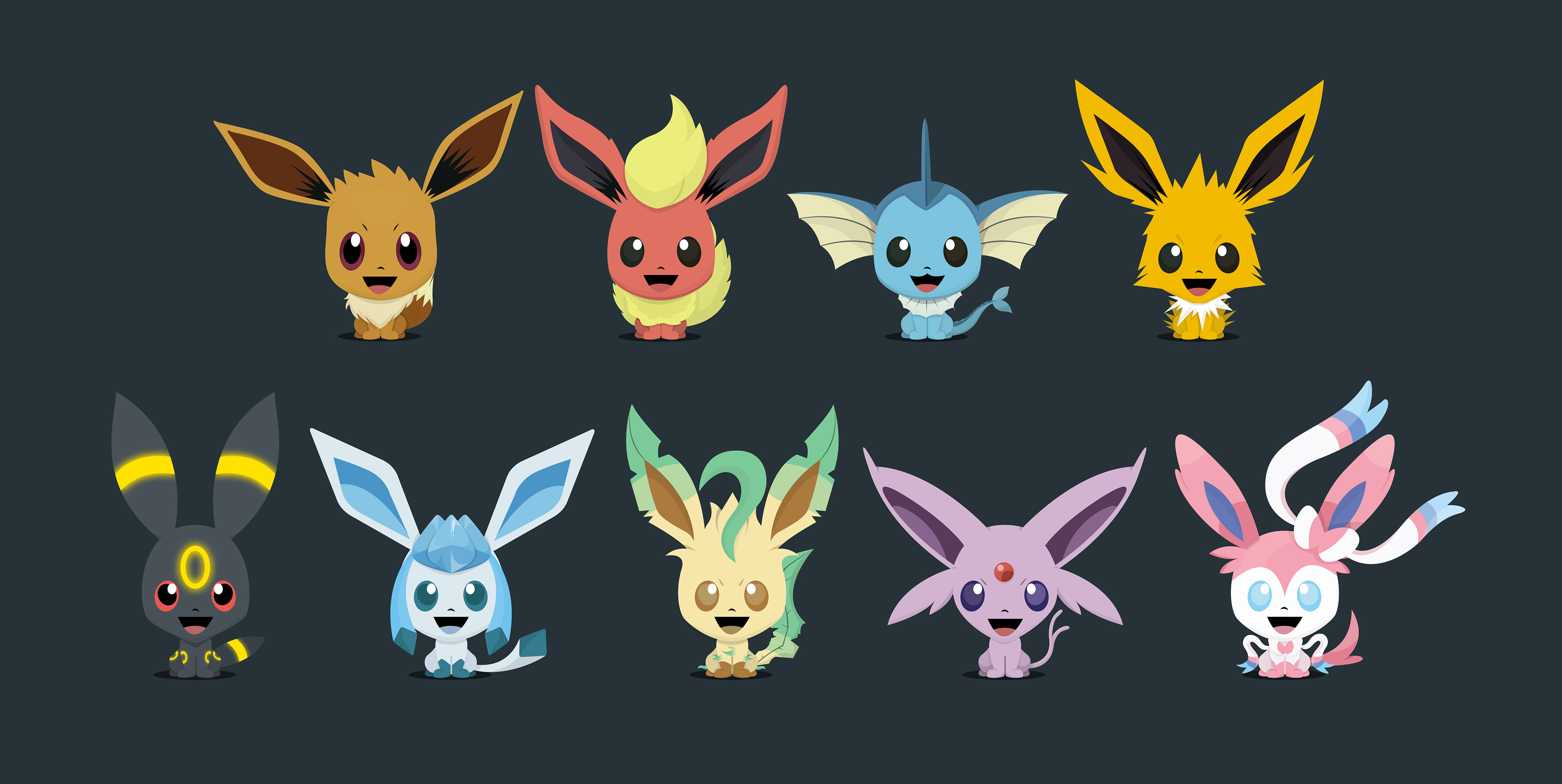 Design Manila Studio - Eevee Evolution (bobblehead style)