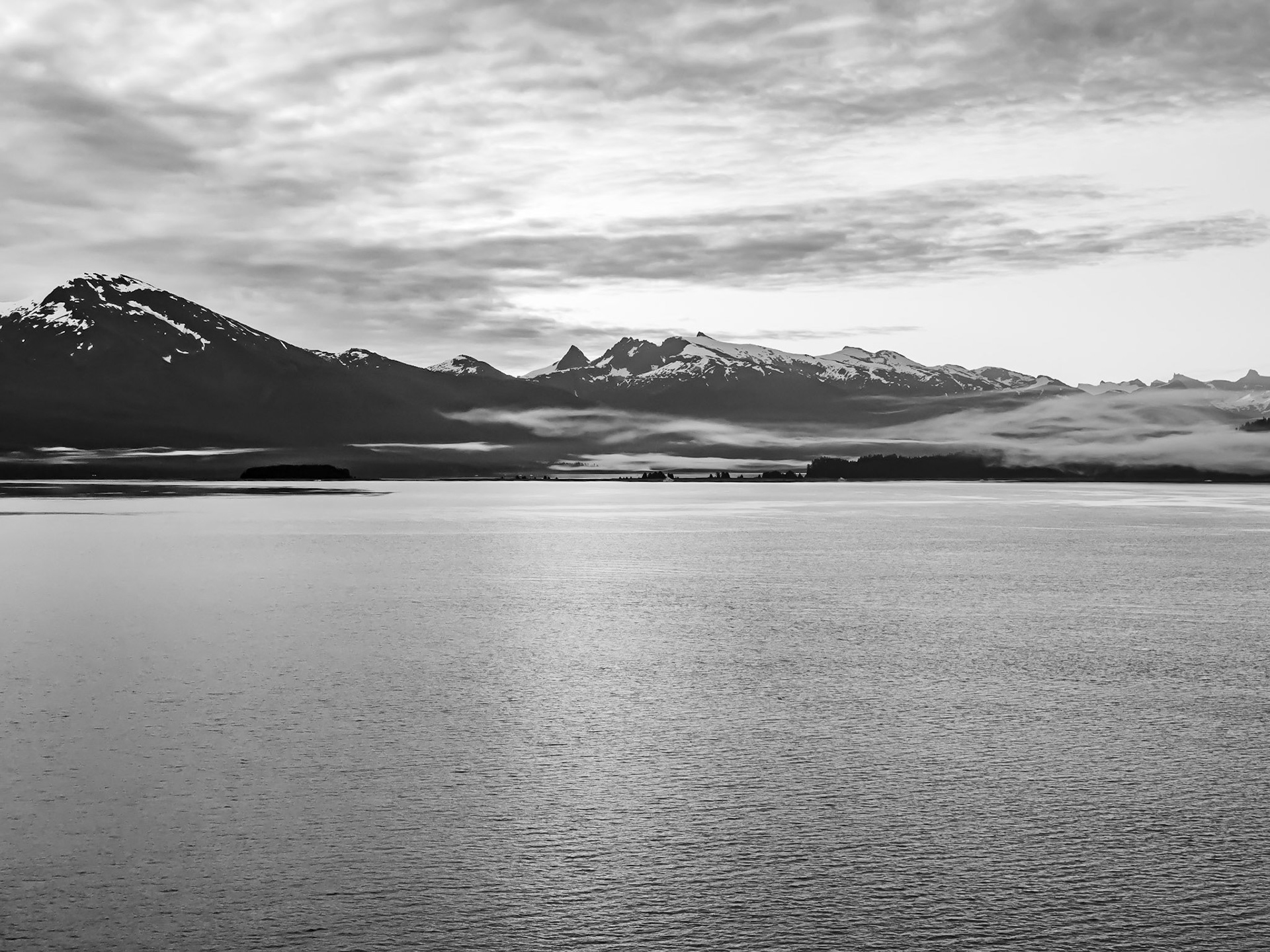 Endicott Arm Shoreline from the Celebrity Millennium