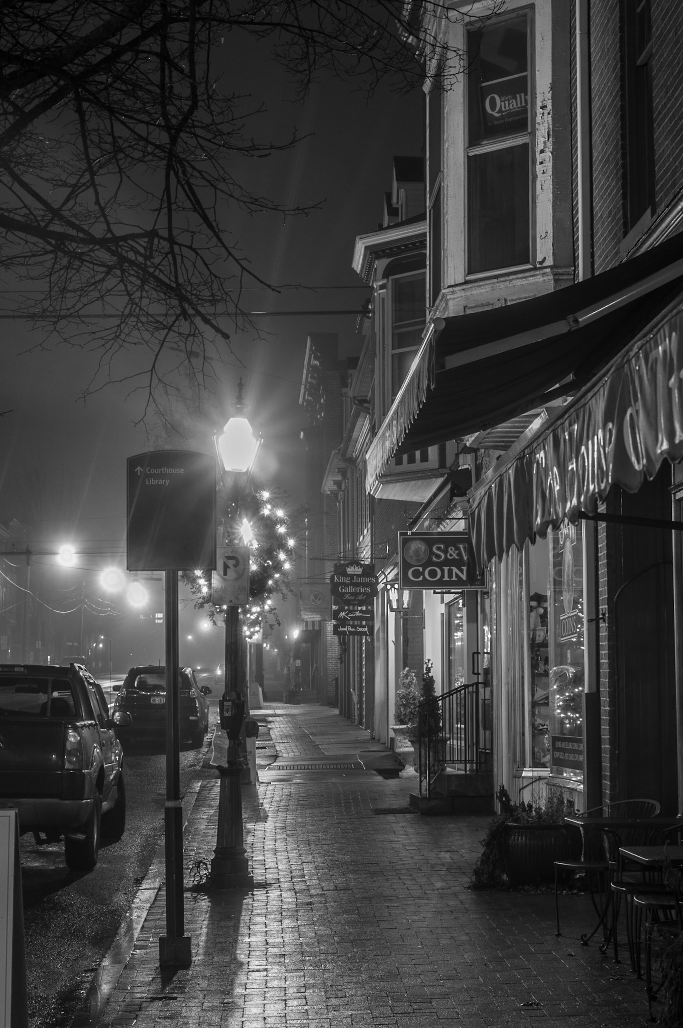Baltimore Street scene in Gettysburg.
