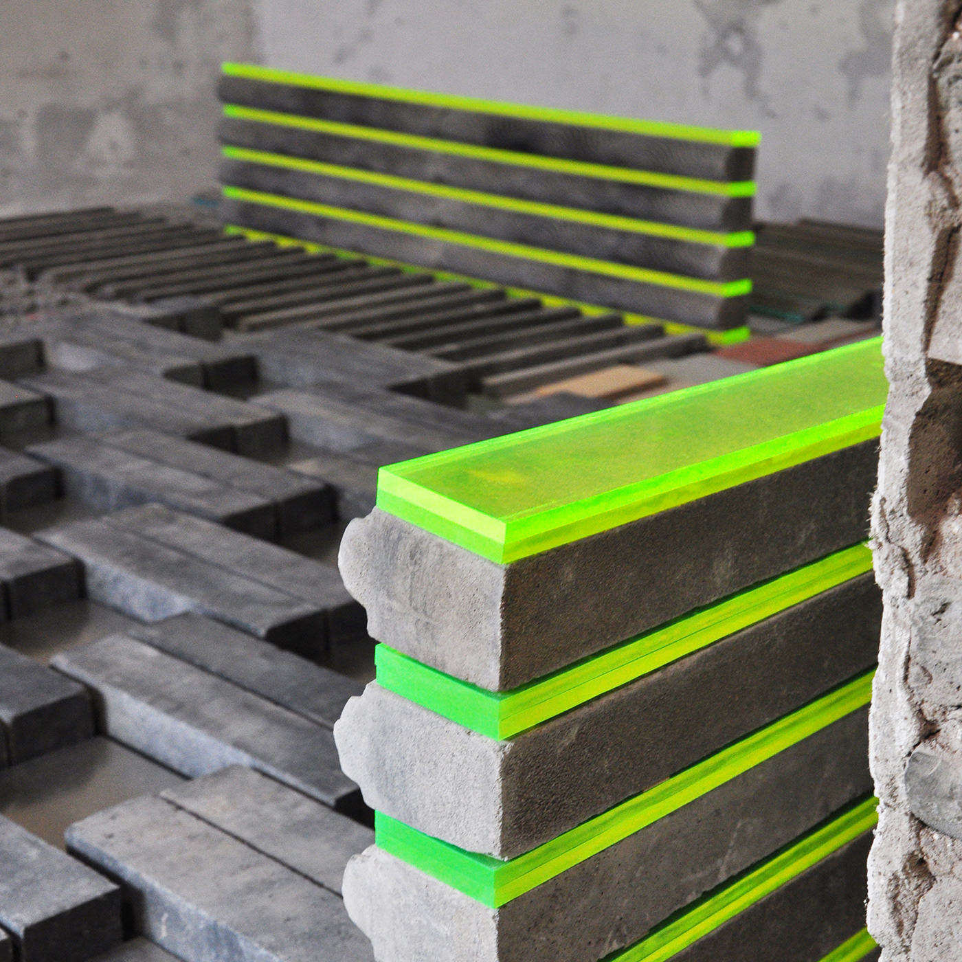 tradition, modernity, hutong, brick, plastic, material, ramoprimo, design,