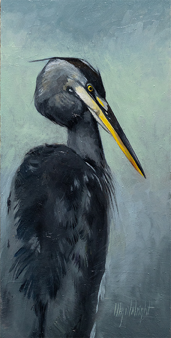 "The Look" / Oil on Board / 12" x 6" / CAD 450$