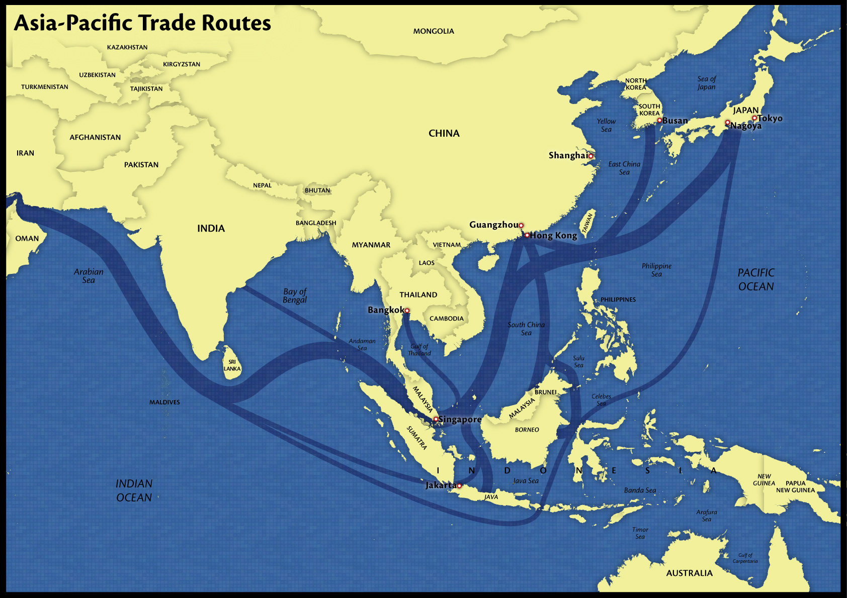 Eric Olason Mapmaker Cartographic Artist Asia Pacific Trade