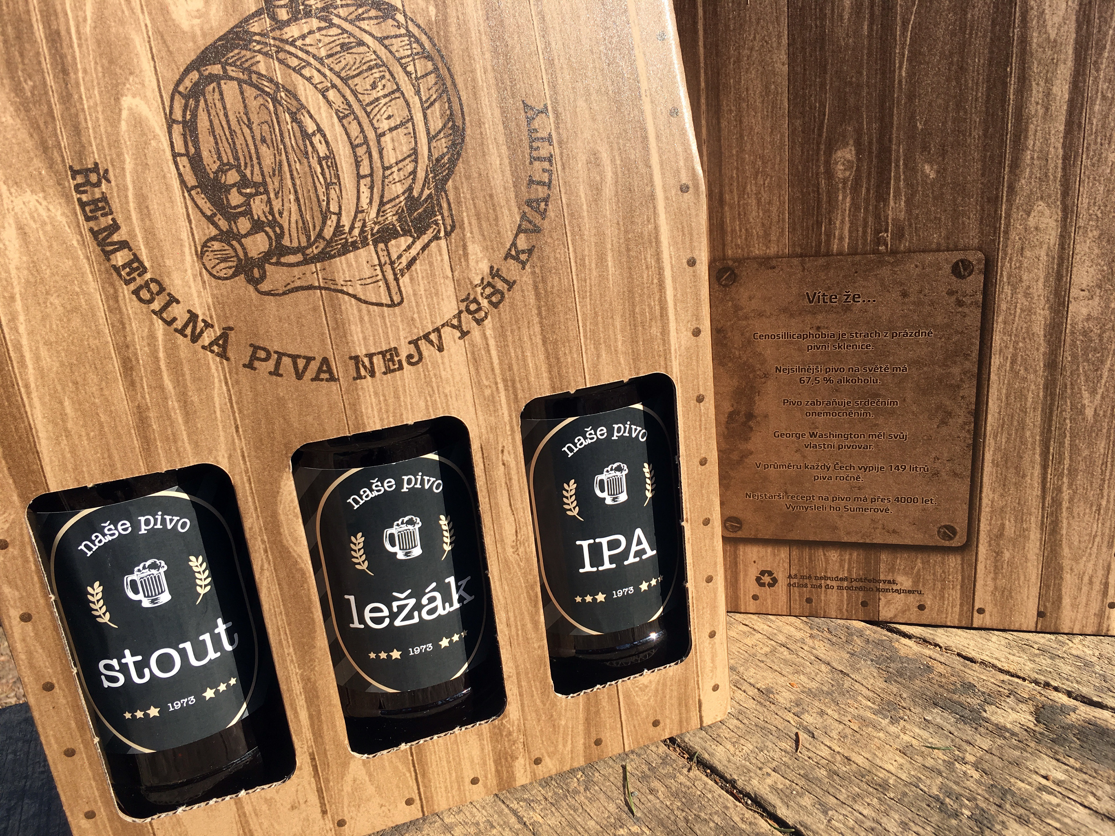 Design odnosky na pivo