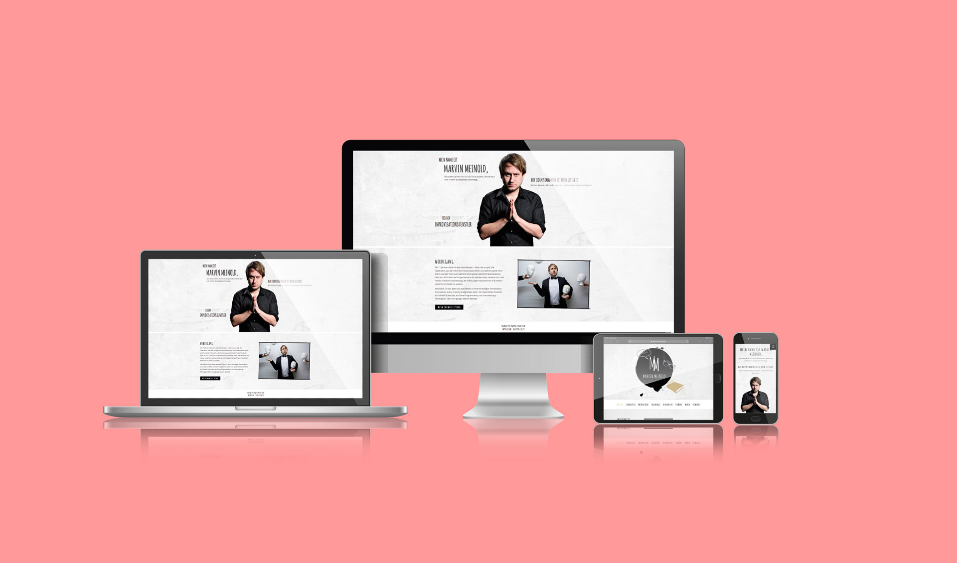 Responsive Unternehmenswebseite von Marvin Meinold
