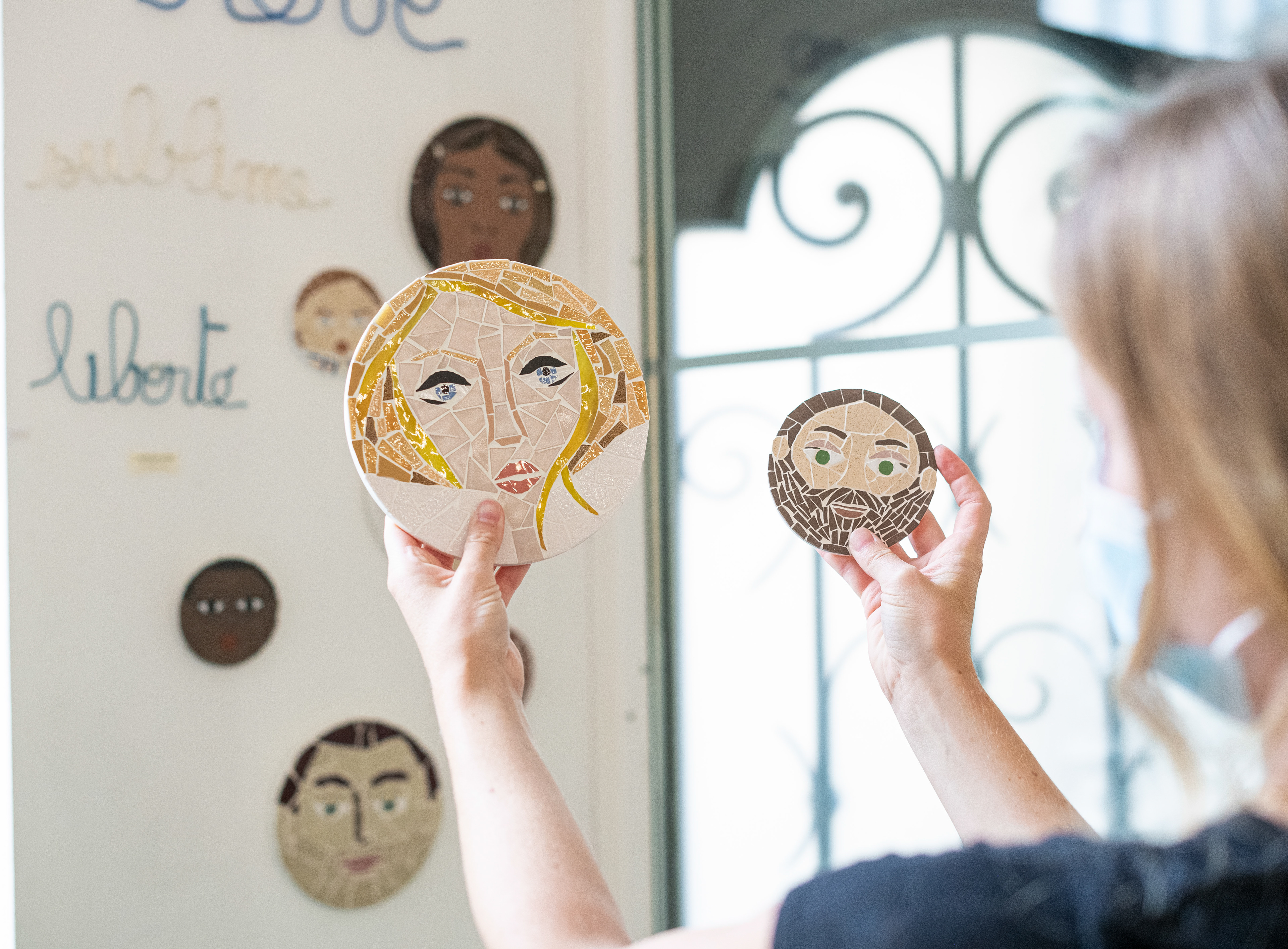 Portrait mural Collection 'Les gens' - Mosaïques - PM 60€ / GM 90€