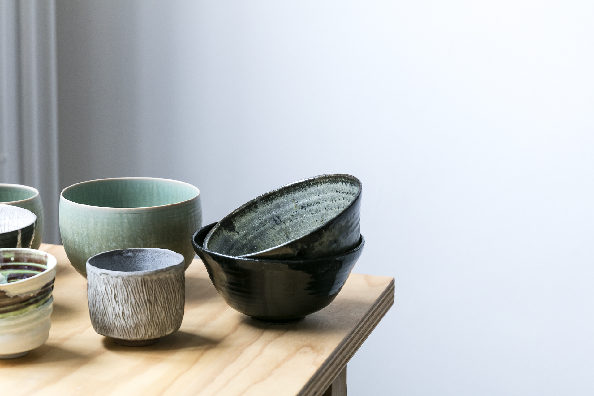 Sélection de bols en grès ou porcelaine - Pièce unique