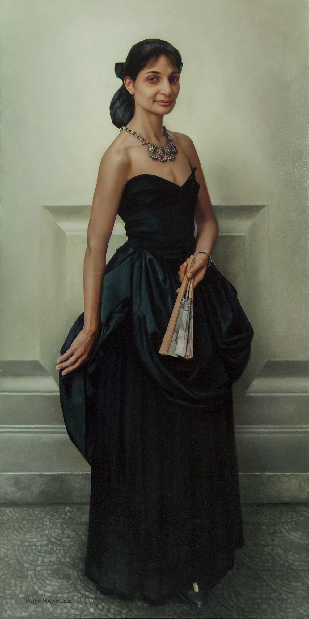 "Giovanna" oil on canvas 60"x30" 152x76cm