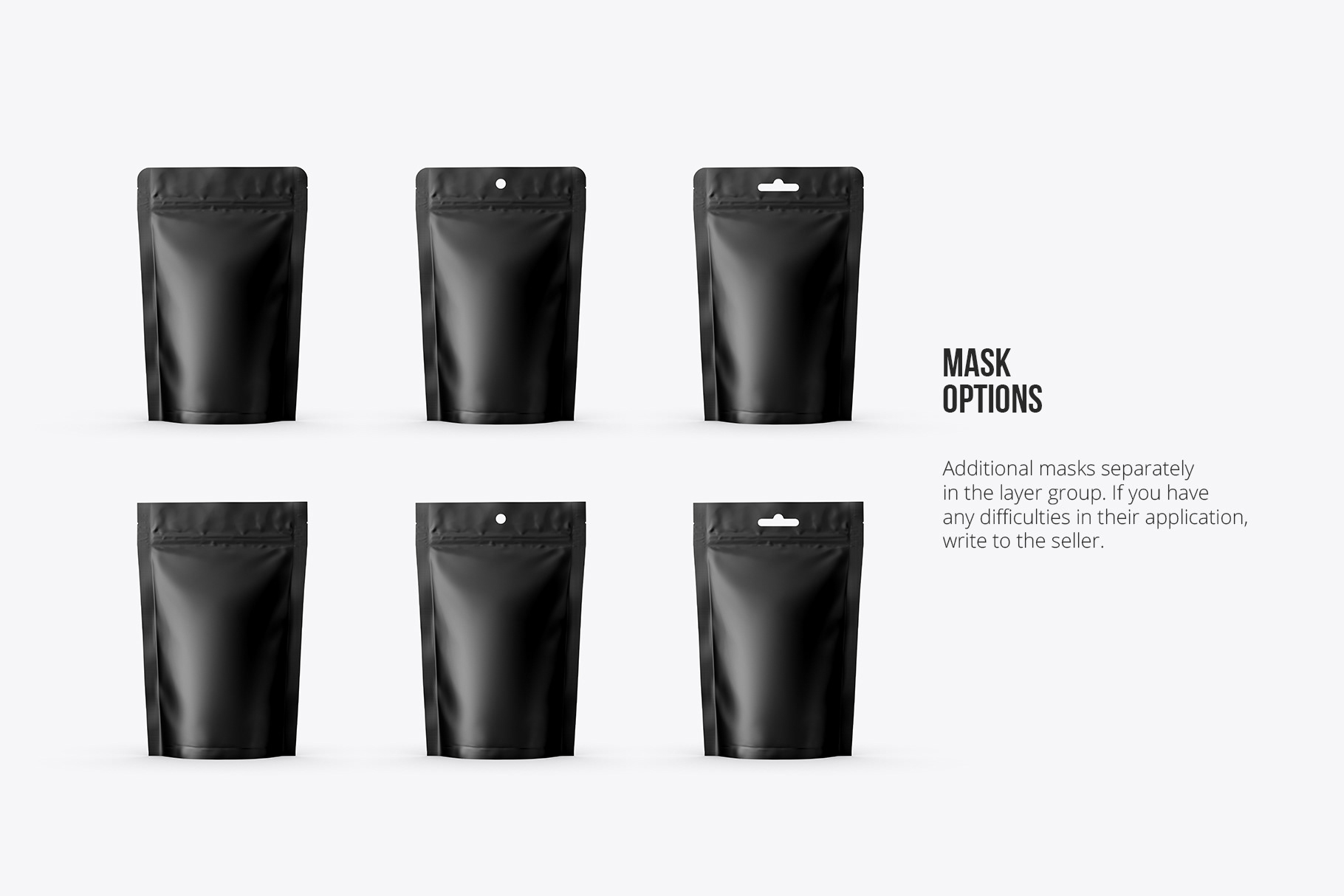 Download Exclusive Product Mockups - Stand-up Pouch Mockup front view