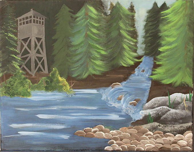 Forest, Acrylic