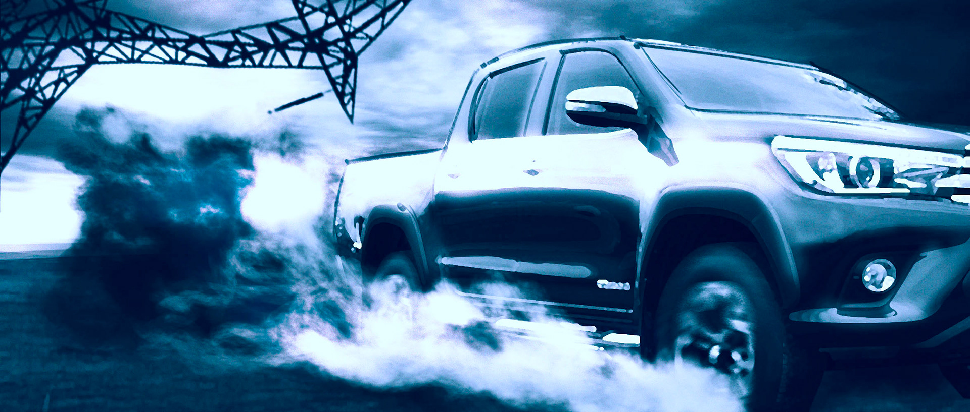 Storyboard para animatic - Publicidad Toyota Hilux