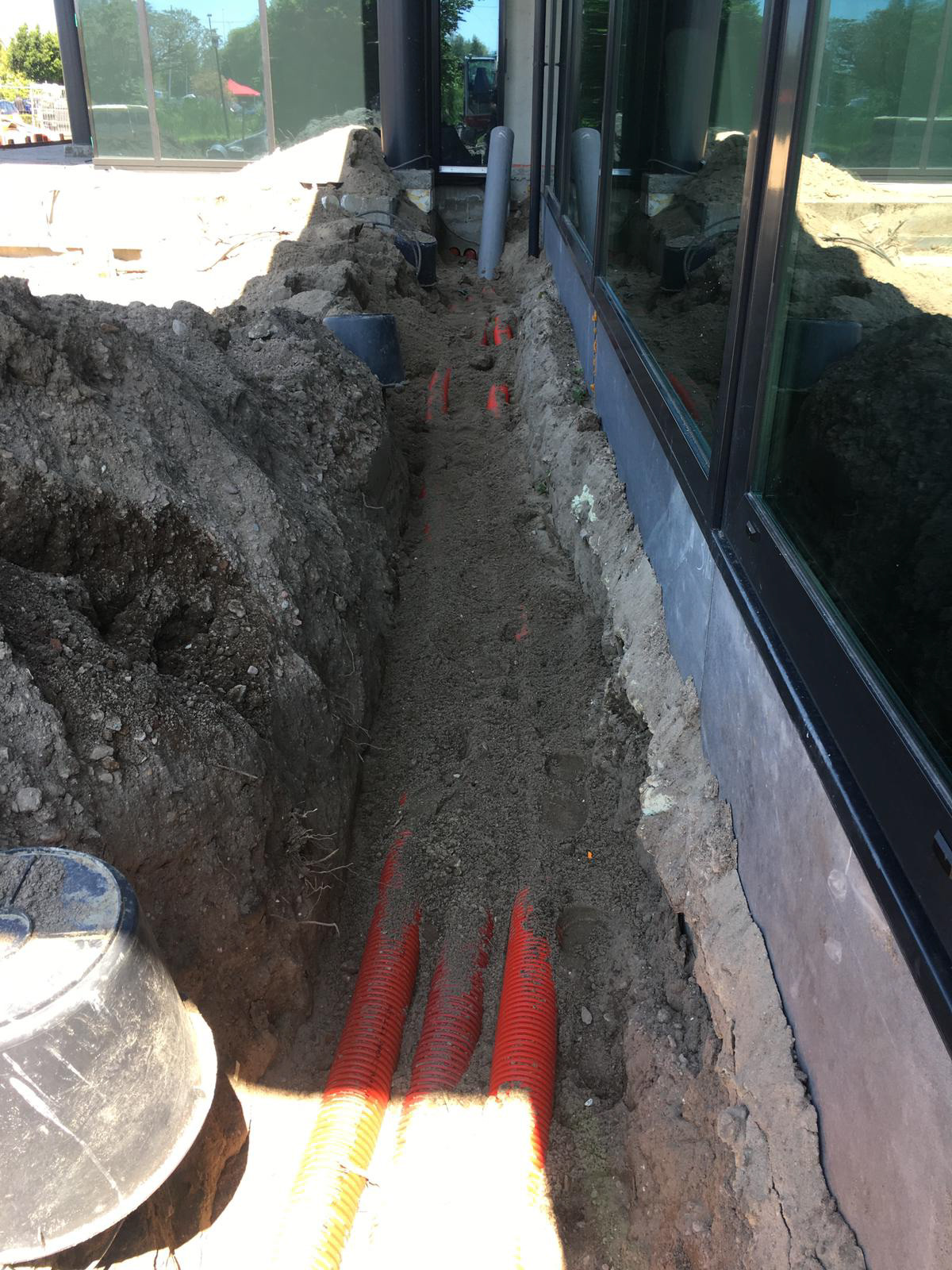 Verhallen Grondverzet rioolwerk