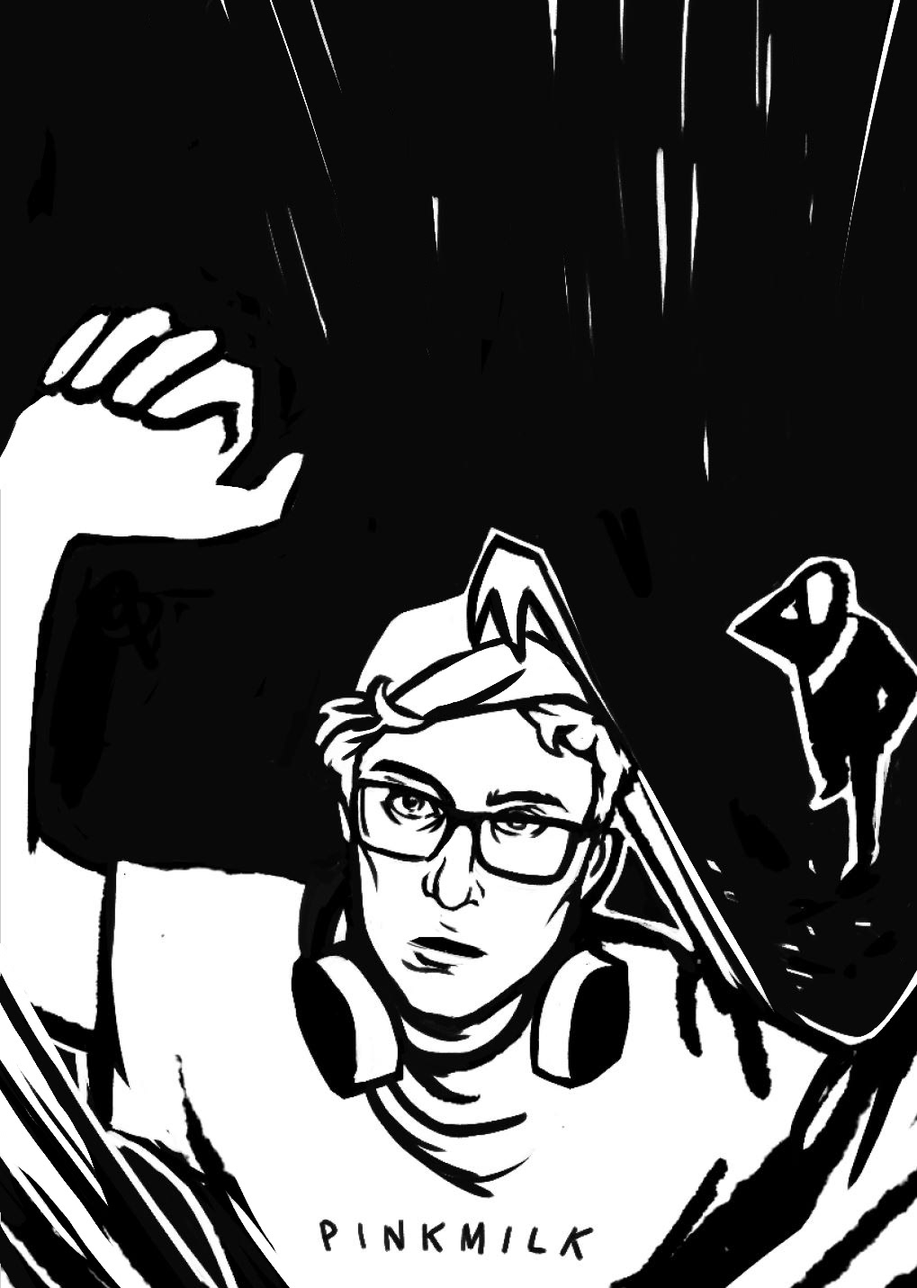 Crowbar - Pages from a horror zine parodying 80s slashers. I used my good friends from Perth as pathetic camp counsellor victims. 