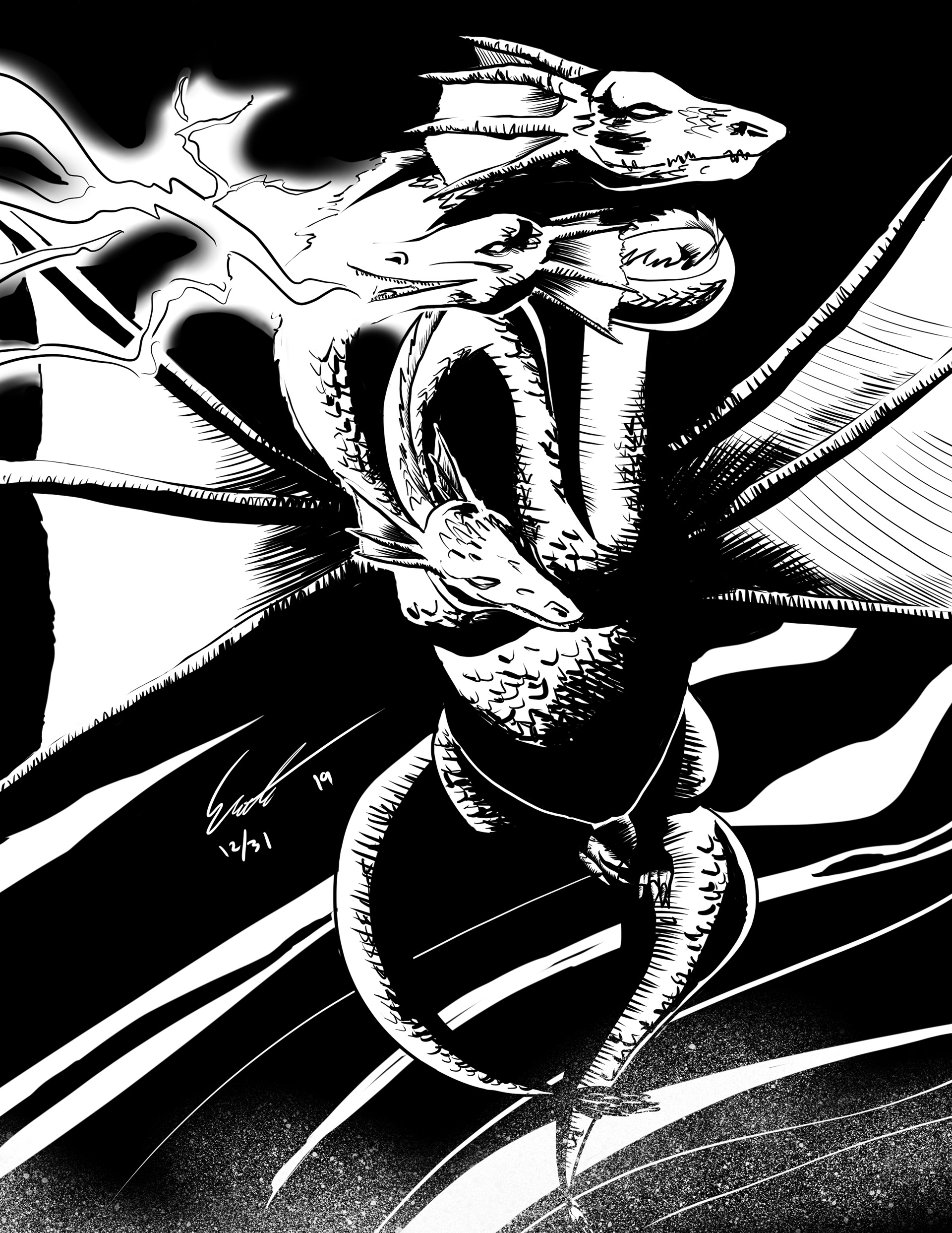 King Ghidorha from 'Godzilla'