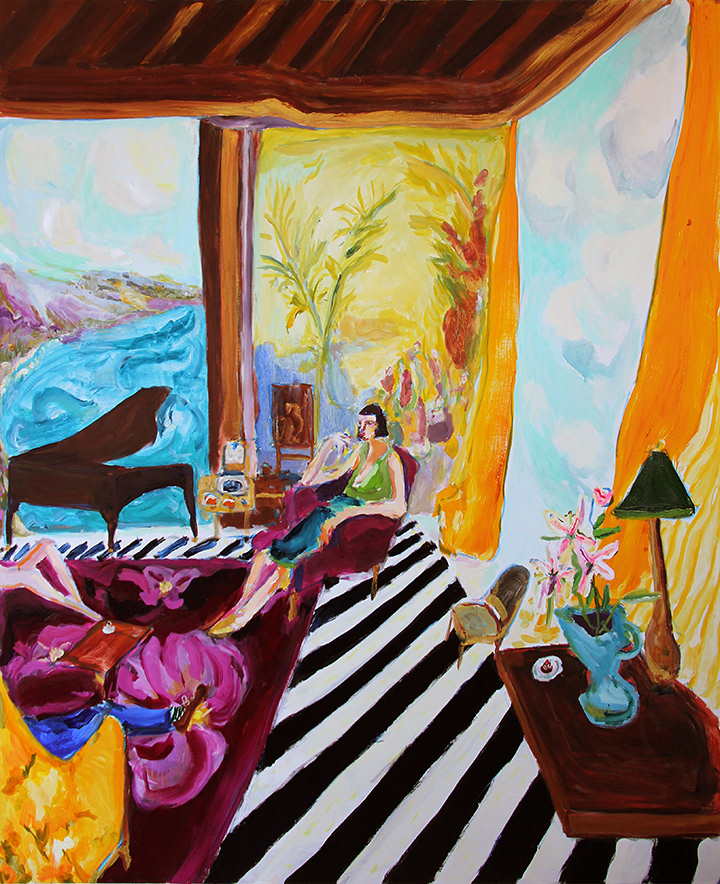 bradley wood people interiors art collecting pattern oil painting