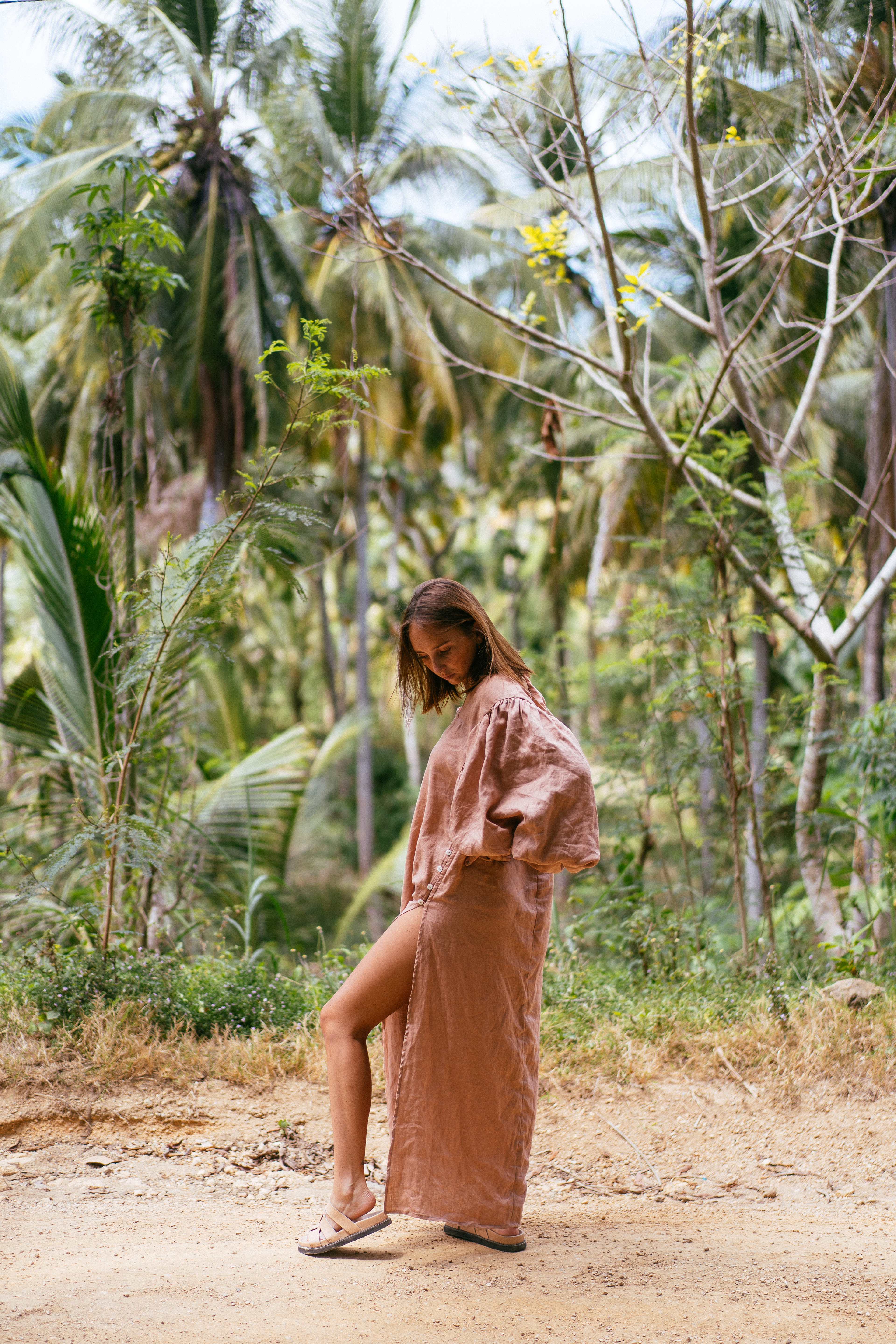 Lola Dress in Clay