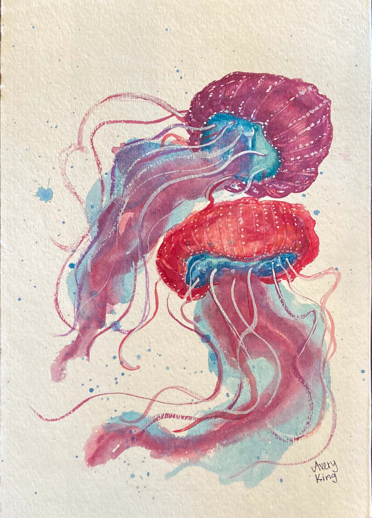 “Seas the Day”, Mixwed-media, Avery King, Saint Patrick Catholic High School