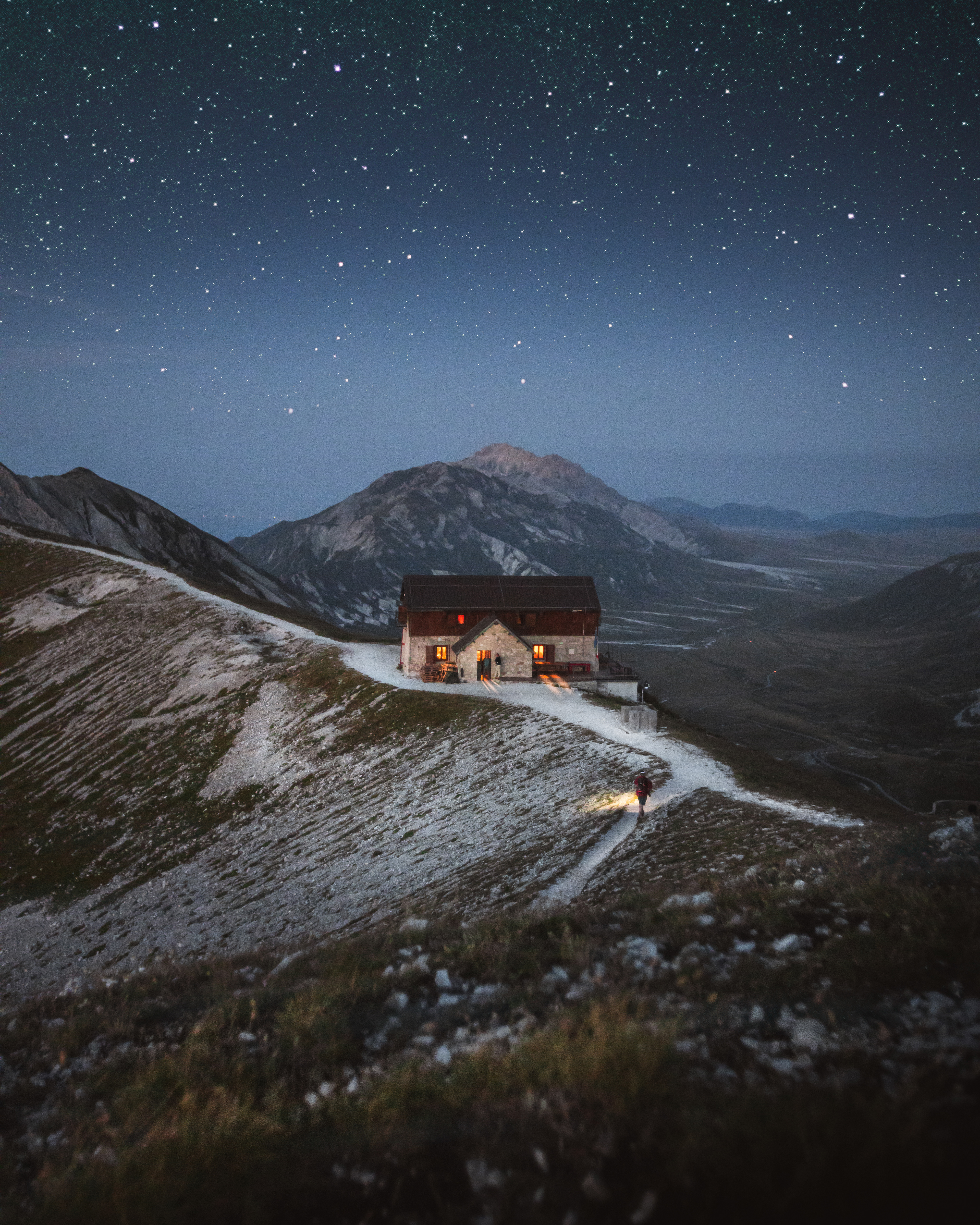 Ritorno al rifugio - Rifugio Duca degli Abruzzi -