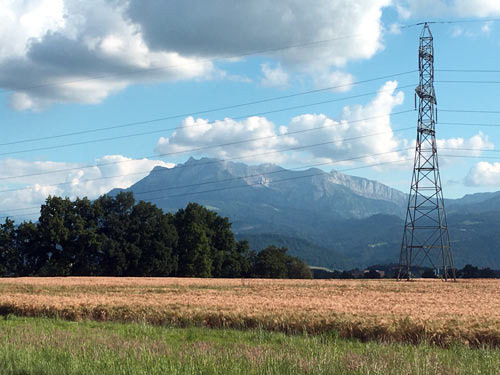 Pilatus seen from outside the Distillery