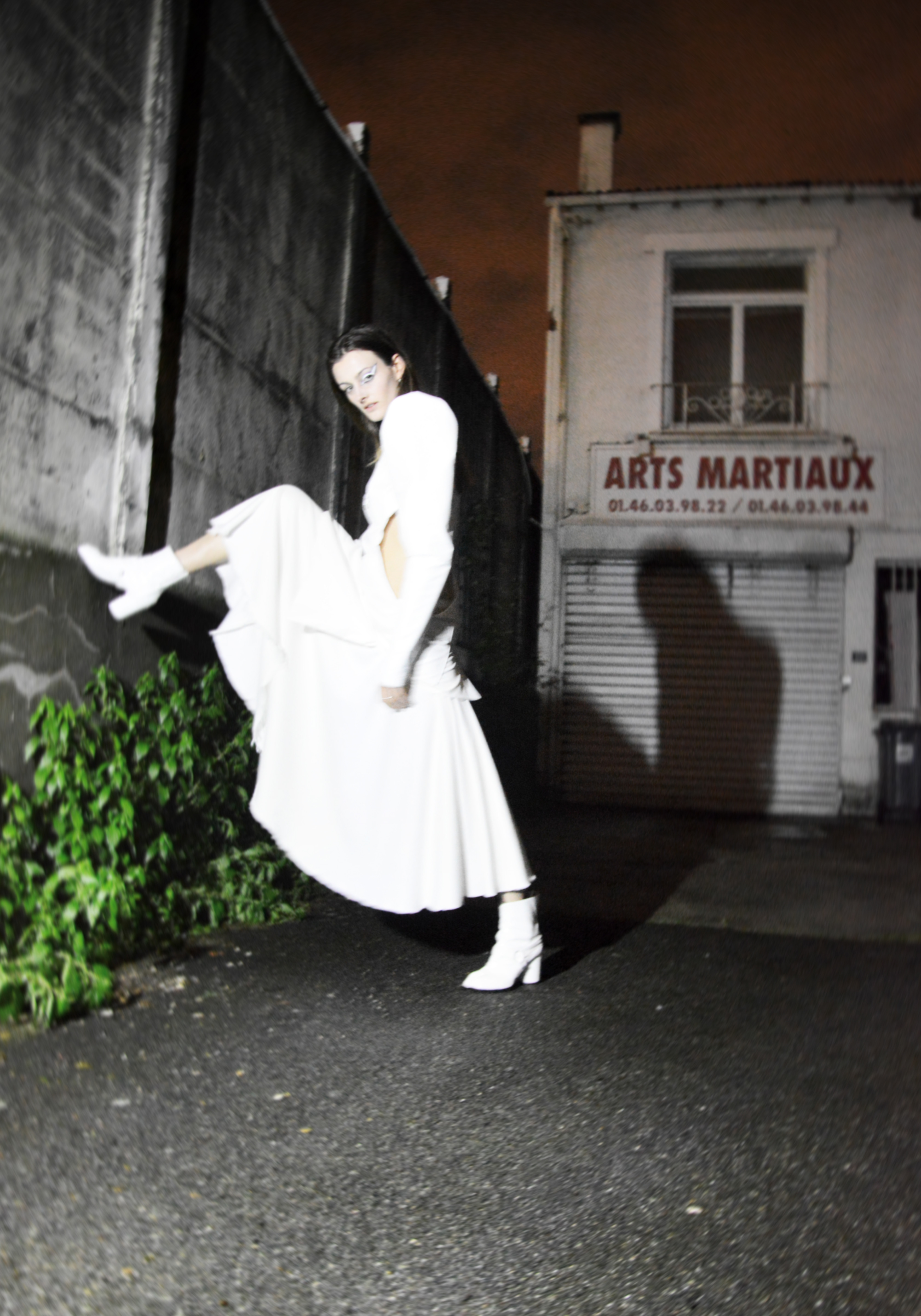 Designed by Martin Malrieux Gérard / Model : Marine Lemonnier / MUA : Beryl Caillault
