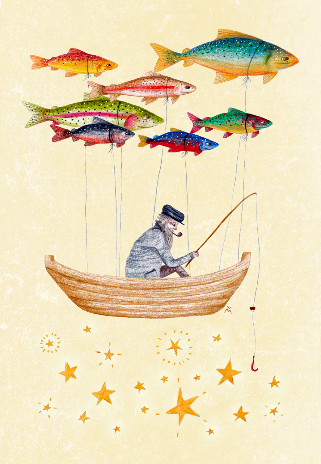 Le pêcheur, 2019