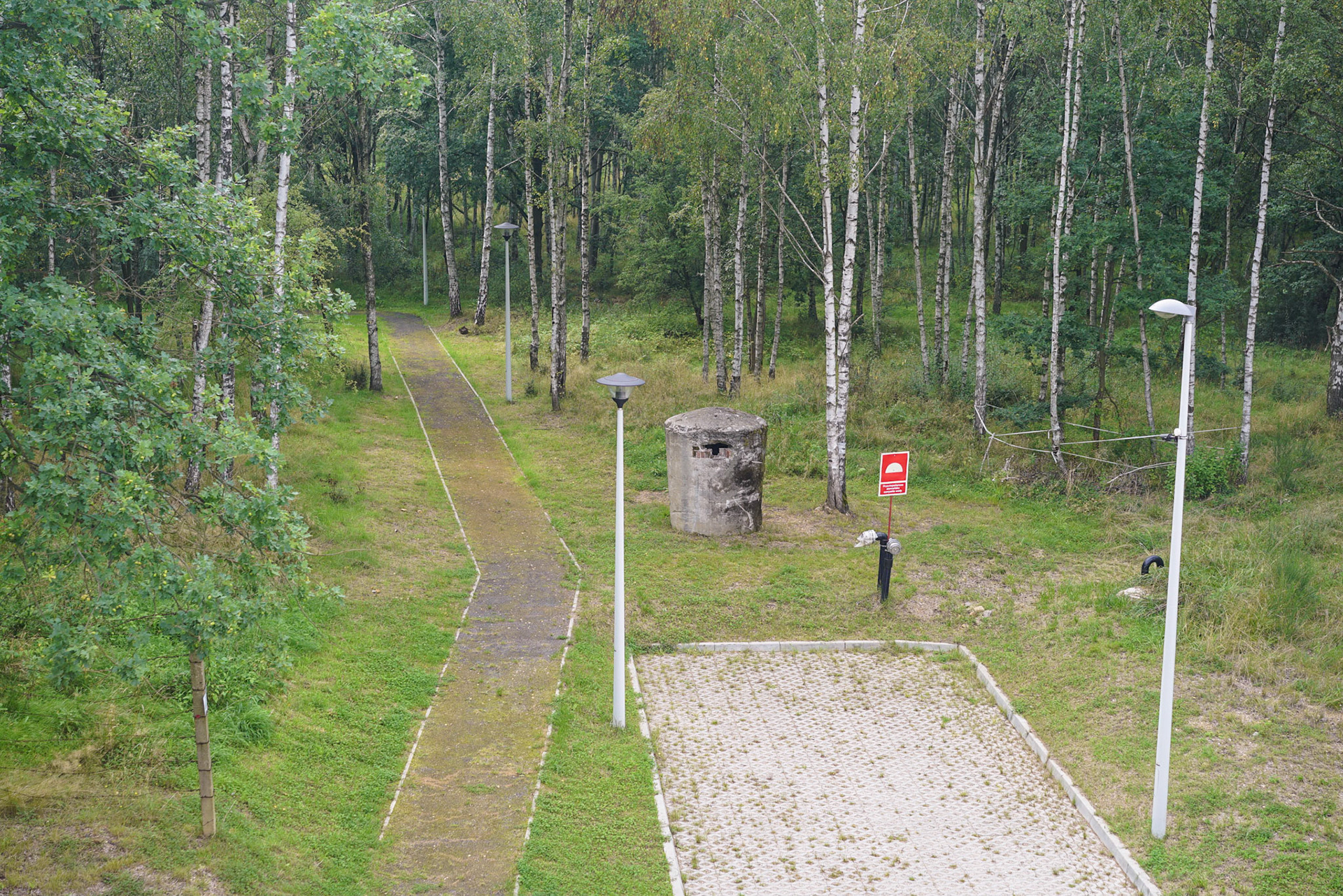 Today's trail through the former prisoner camp