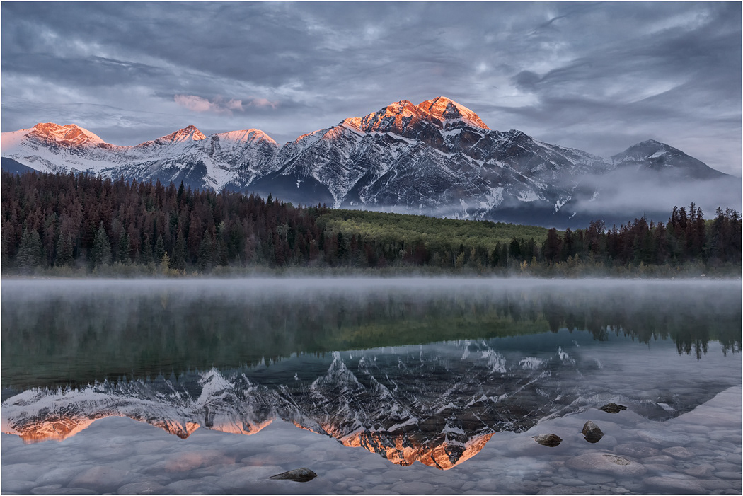 Sunrise on Pyramid Mountain, Jasper