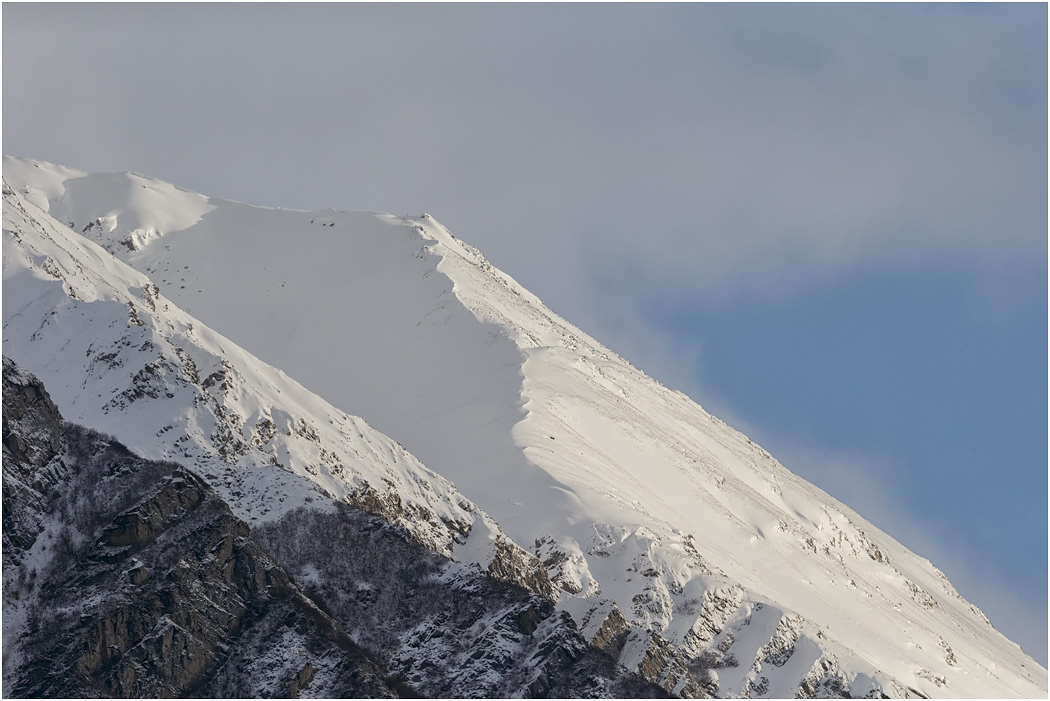 Mountain view from Chilkat River, Alaska