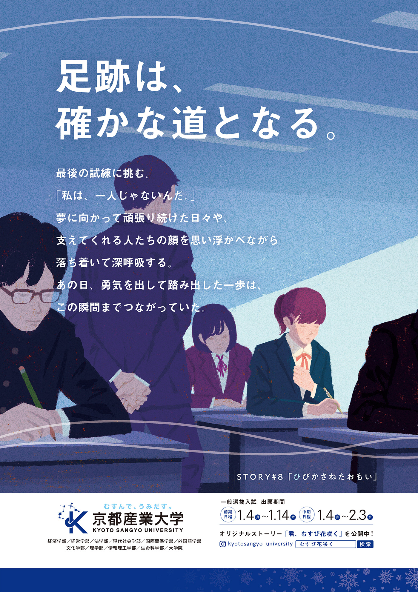 Kazuhisa Uragami 京都産業大学ブランディングポスター 1月