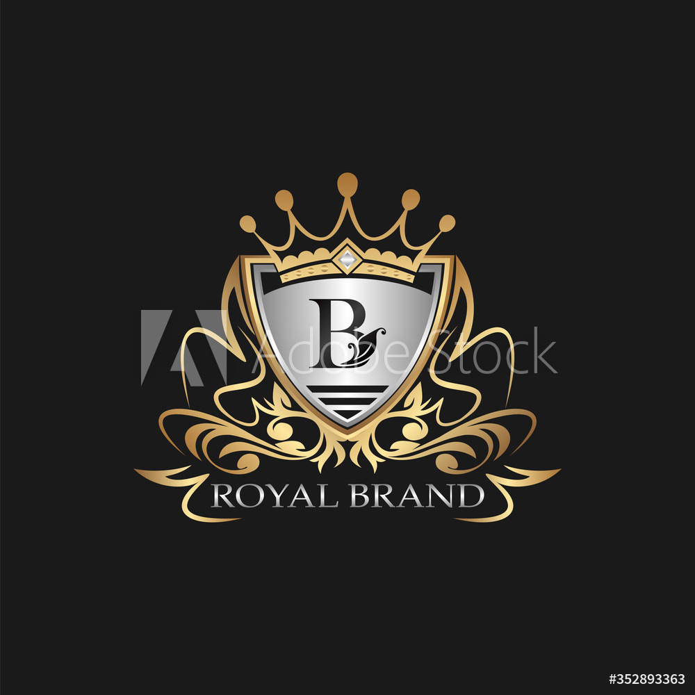 Shield Royal Brand B Logo Letter