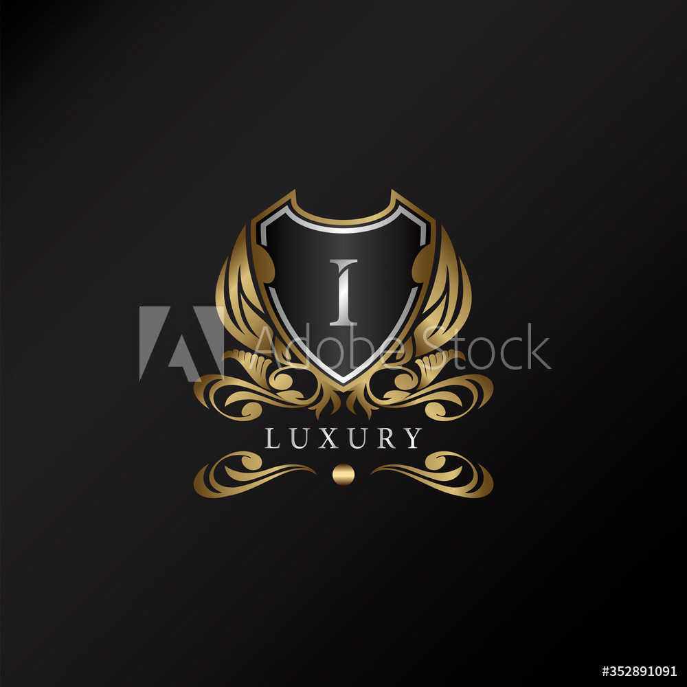 Gold Shield I Letter