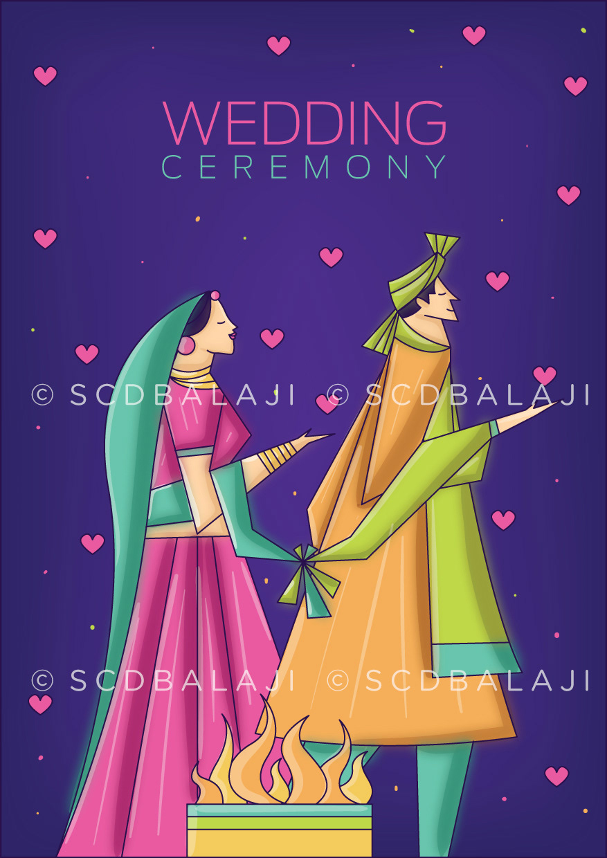 Quirky Indian Wedding Invitations Contemporary Indian Wedding