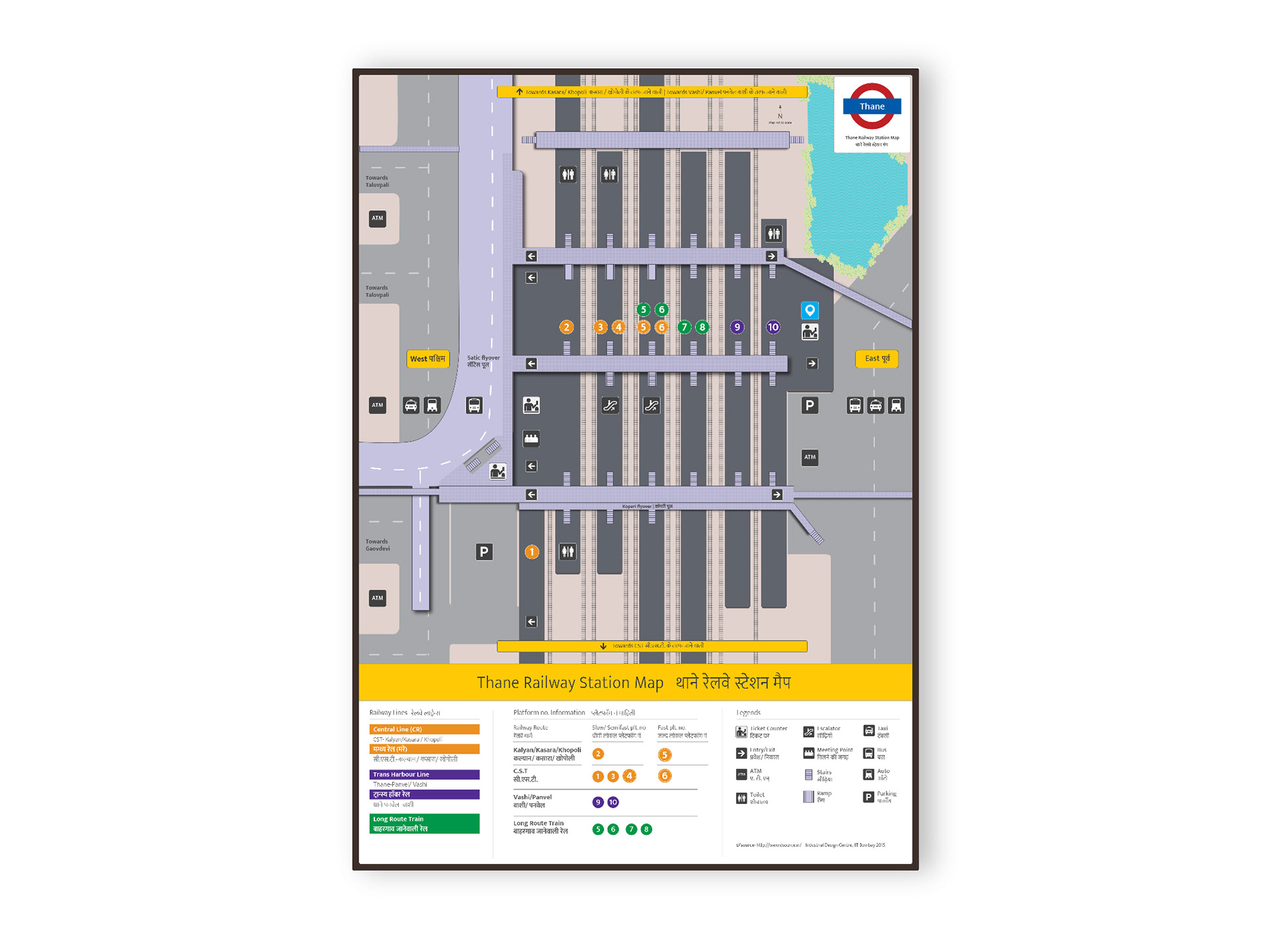 Dadar Railway Station Map Mugdha Kale - Information Design | System Design