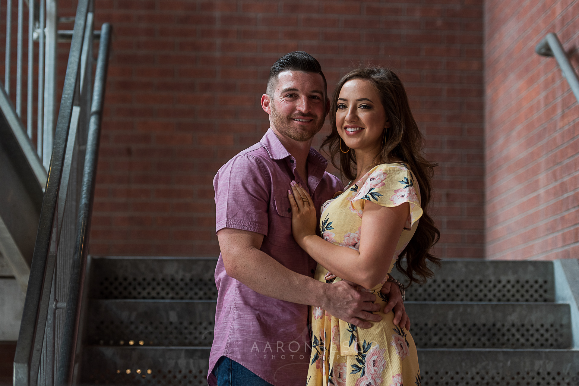 Engagement Photos taken in San Antonio, TX by wedding photographer Aaron Resop