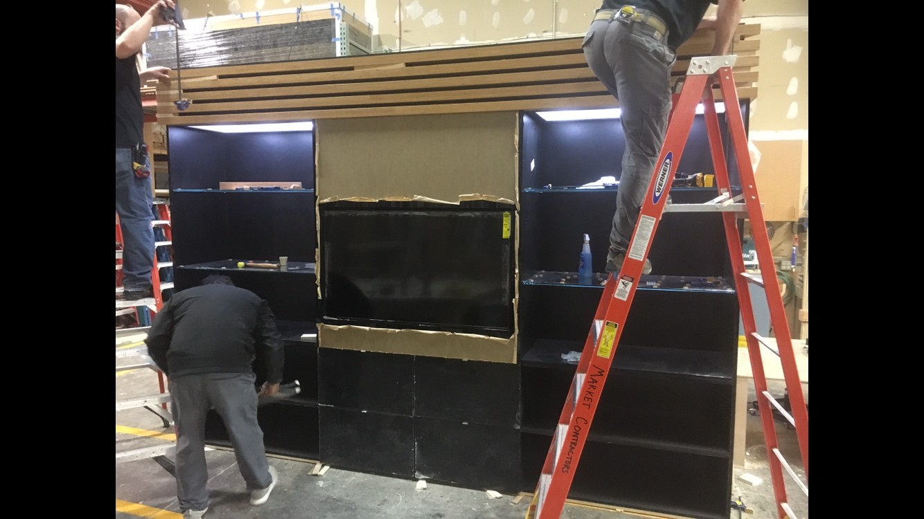 Here I'm ensuring the Team has what they need, to cruise through a quality install. 