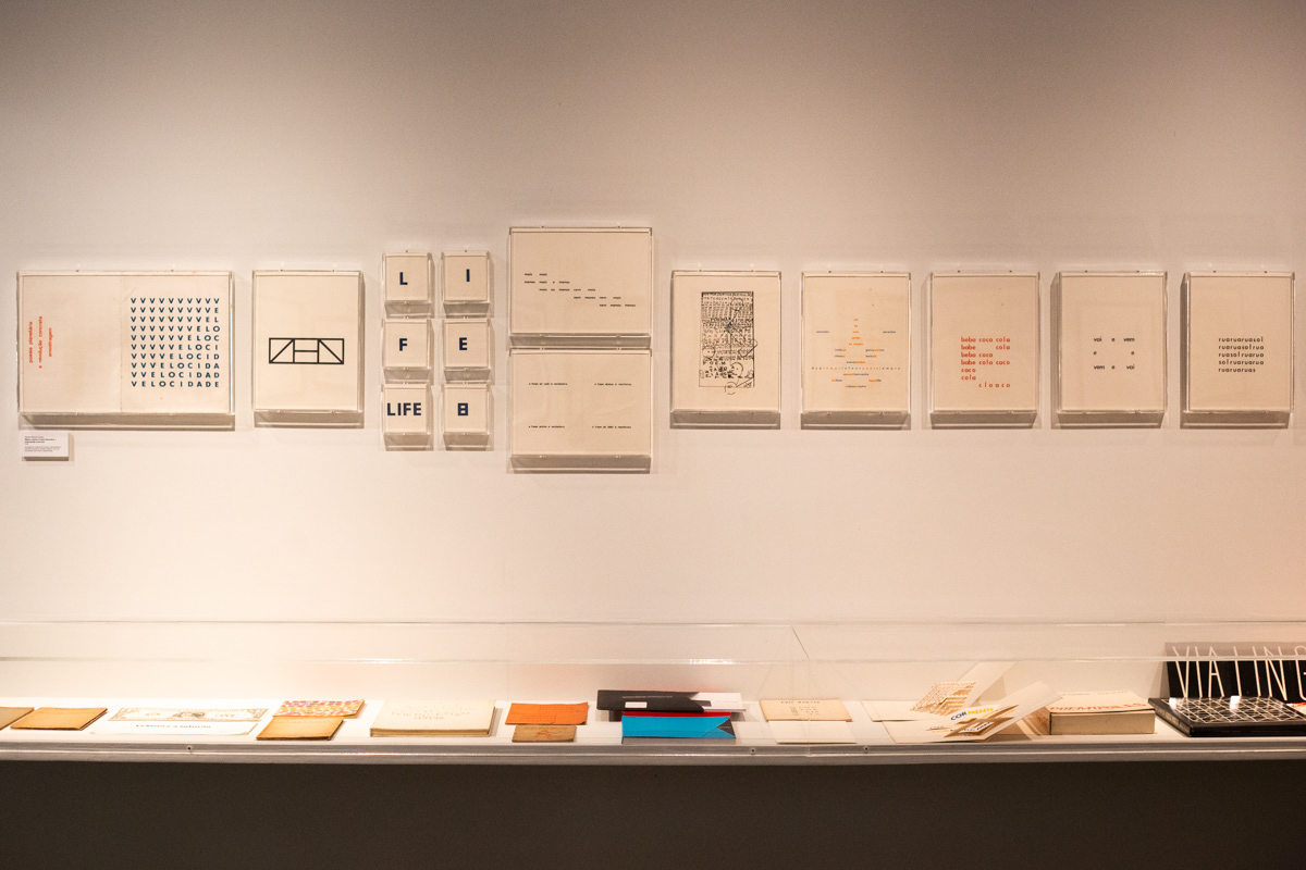 Abertura da Exposição "História da Poesia Visual Brasileira", Paulo Bruscky. Sesc Bom Retiro, 2019.
