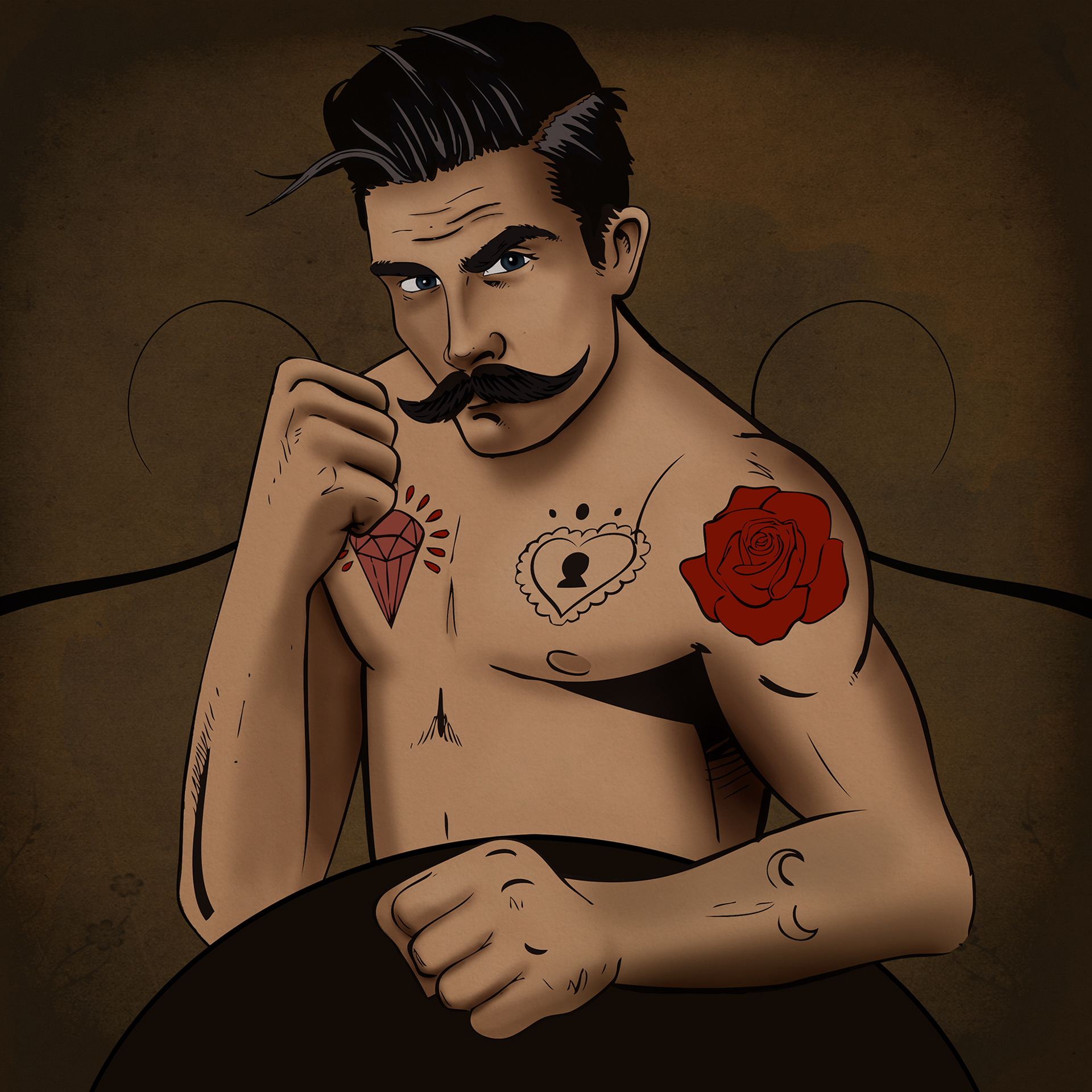 Vintage boxer