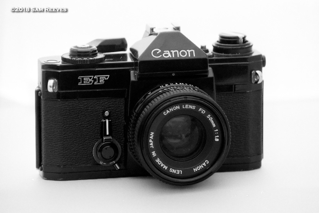 Canon EF with the New FD 50mm ƒ1.8