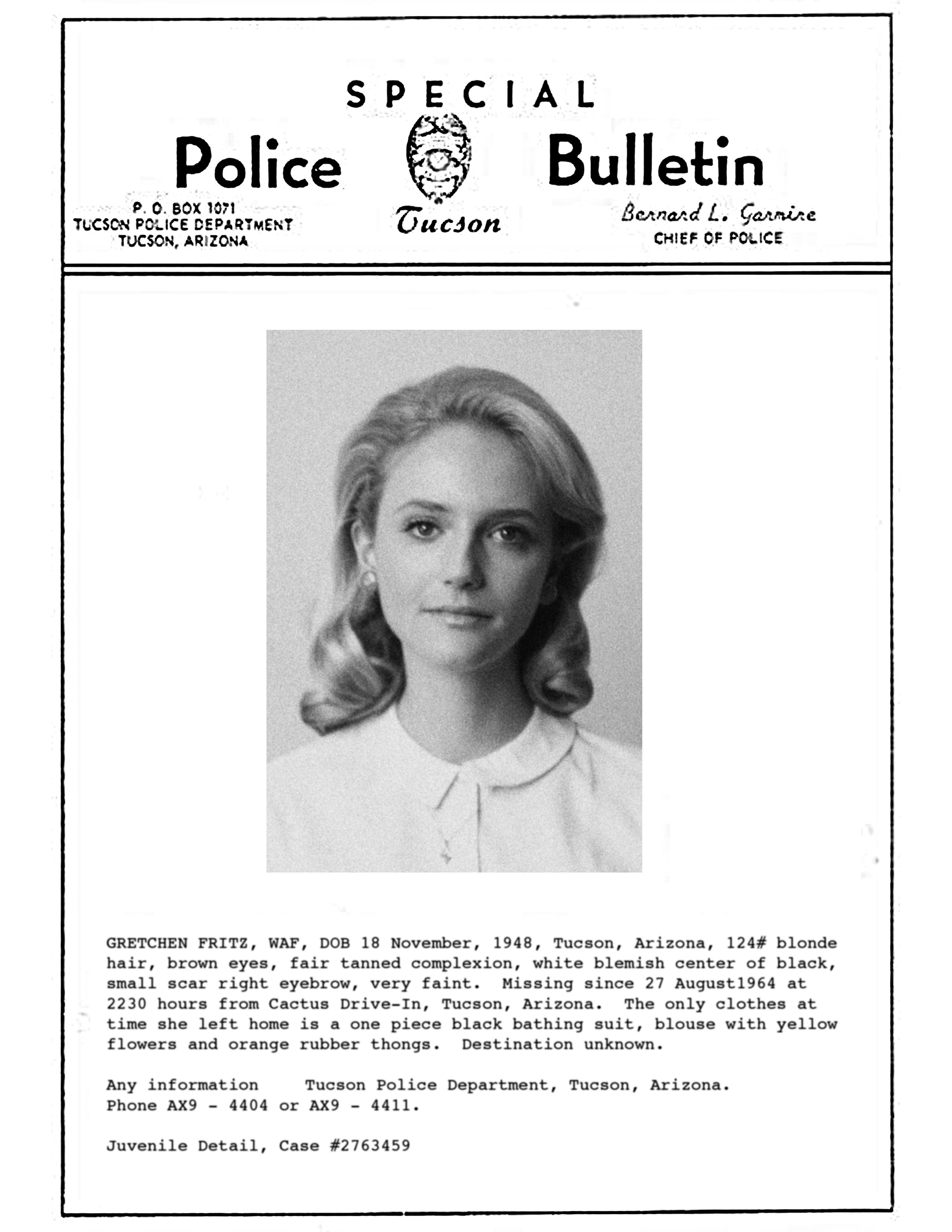 1950s Police Bulletin