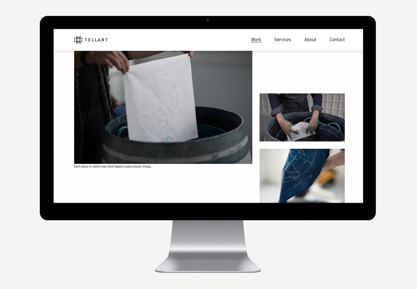 Project page, visual narrative