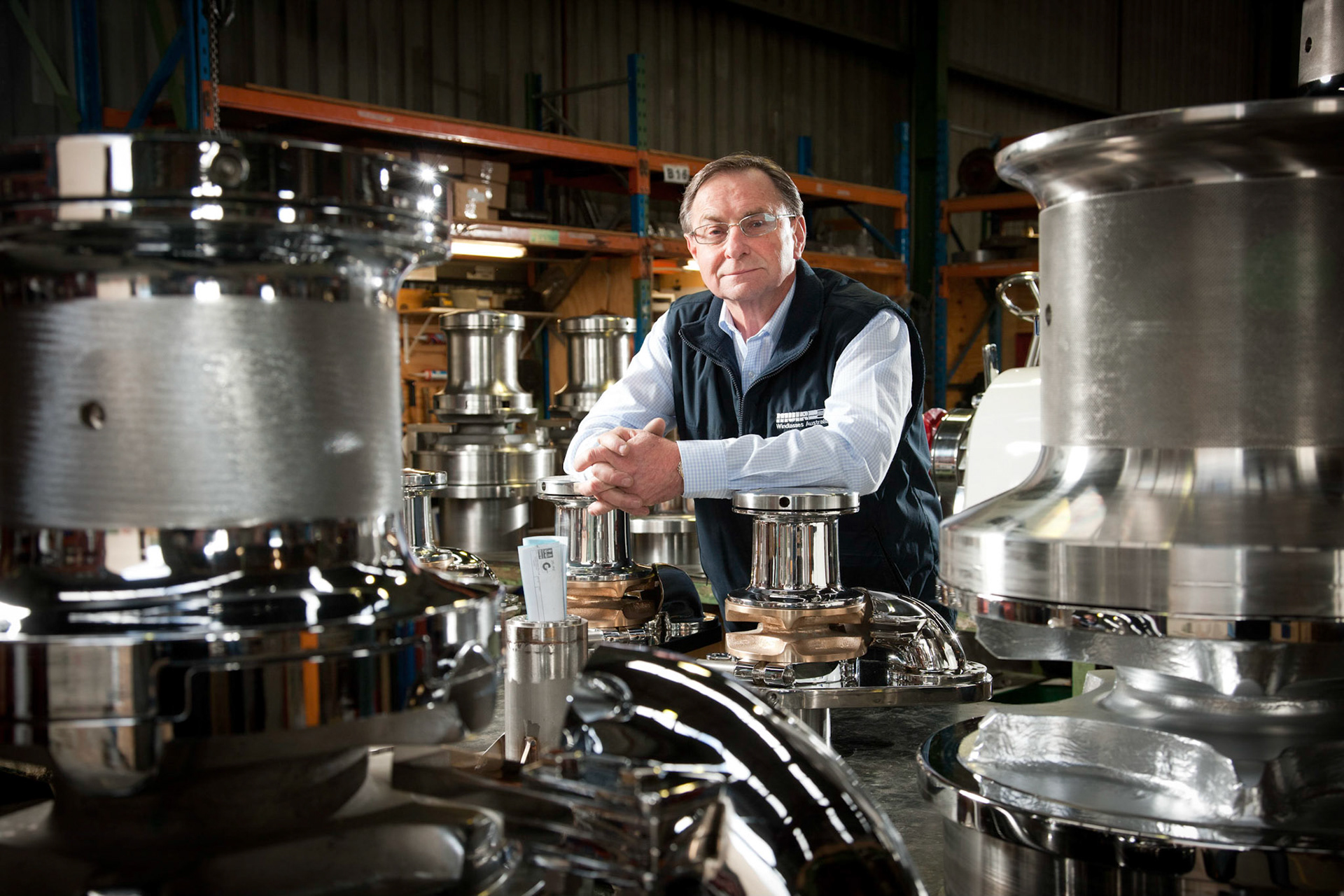 John Muir Managing Director of Muir winches.2011