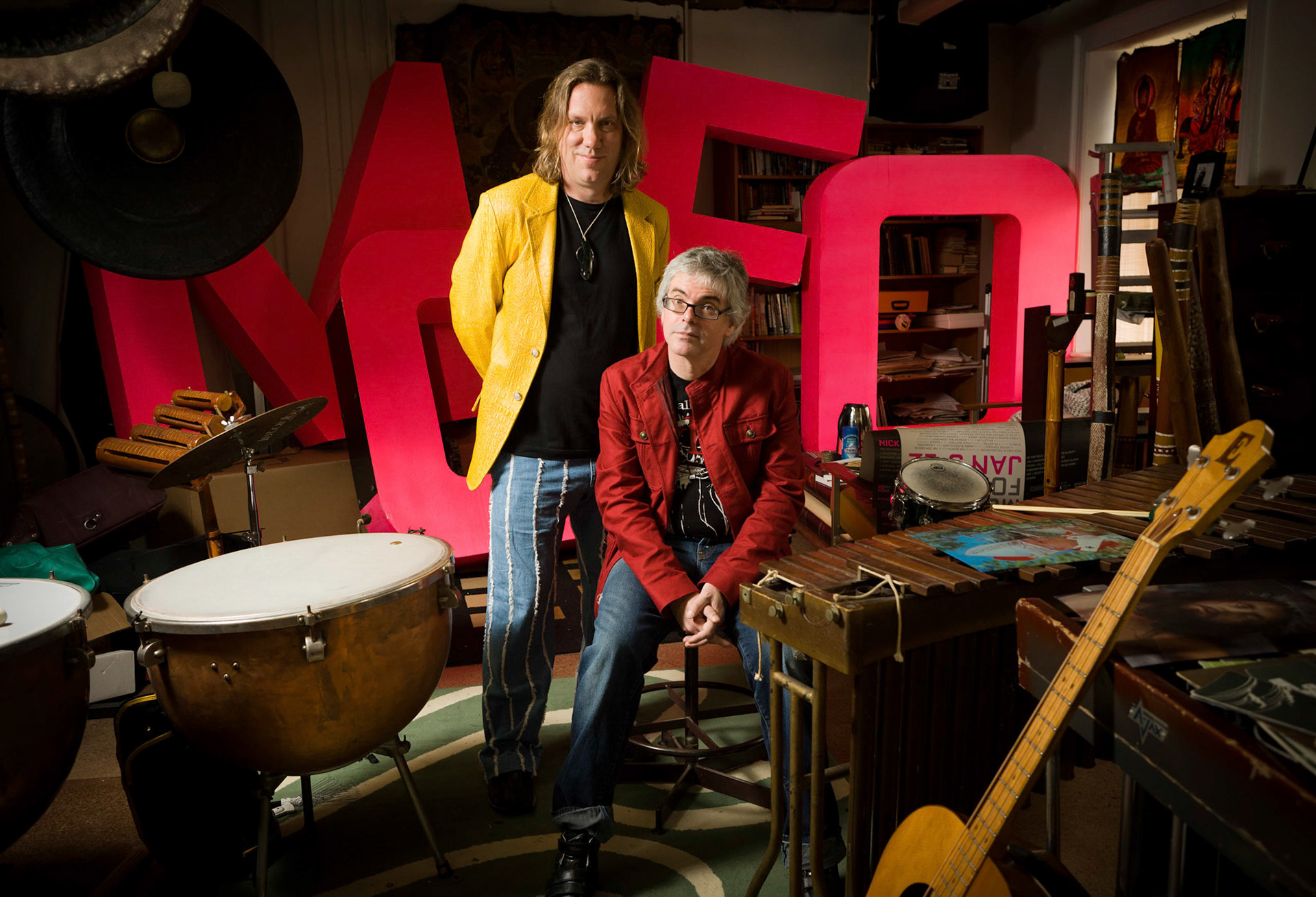 MONA FOMA festival director Brian Richie and David Walsh of  MONA . 2008