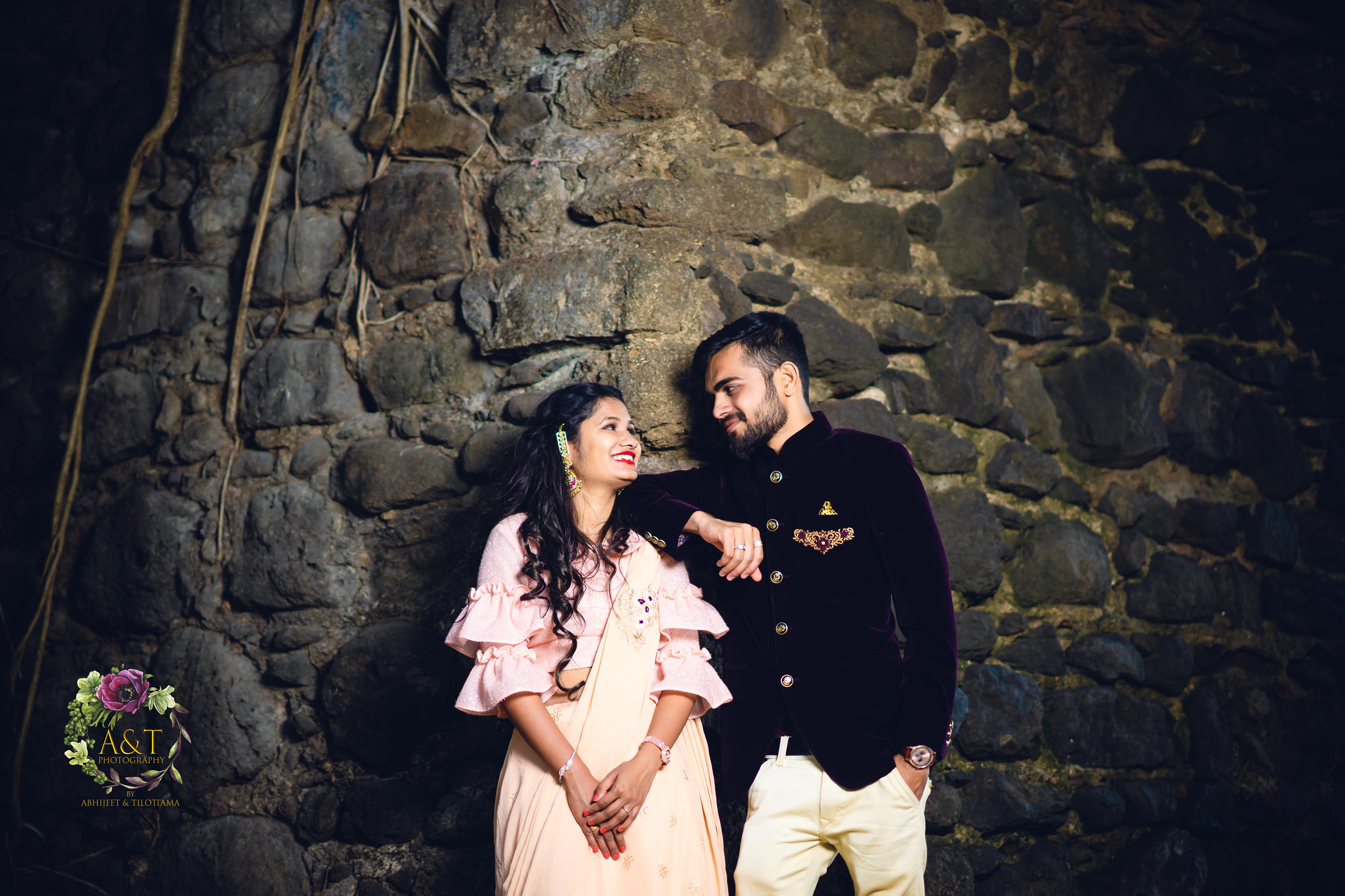 Dharmik & Jinal-Beautiful-fort-location-prewedding-photoshoot-at-revdanda-beach-alibag 06