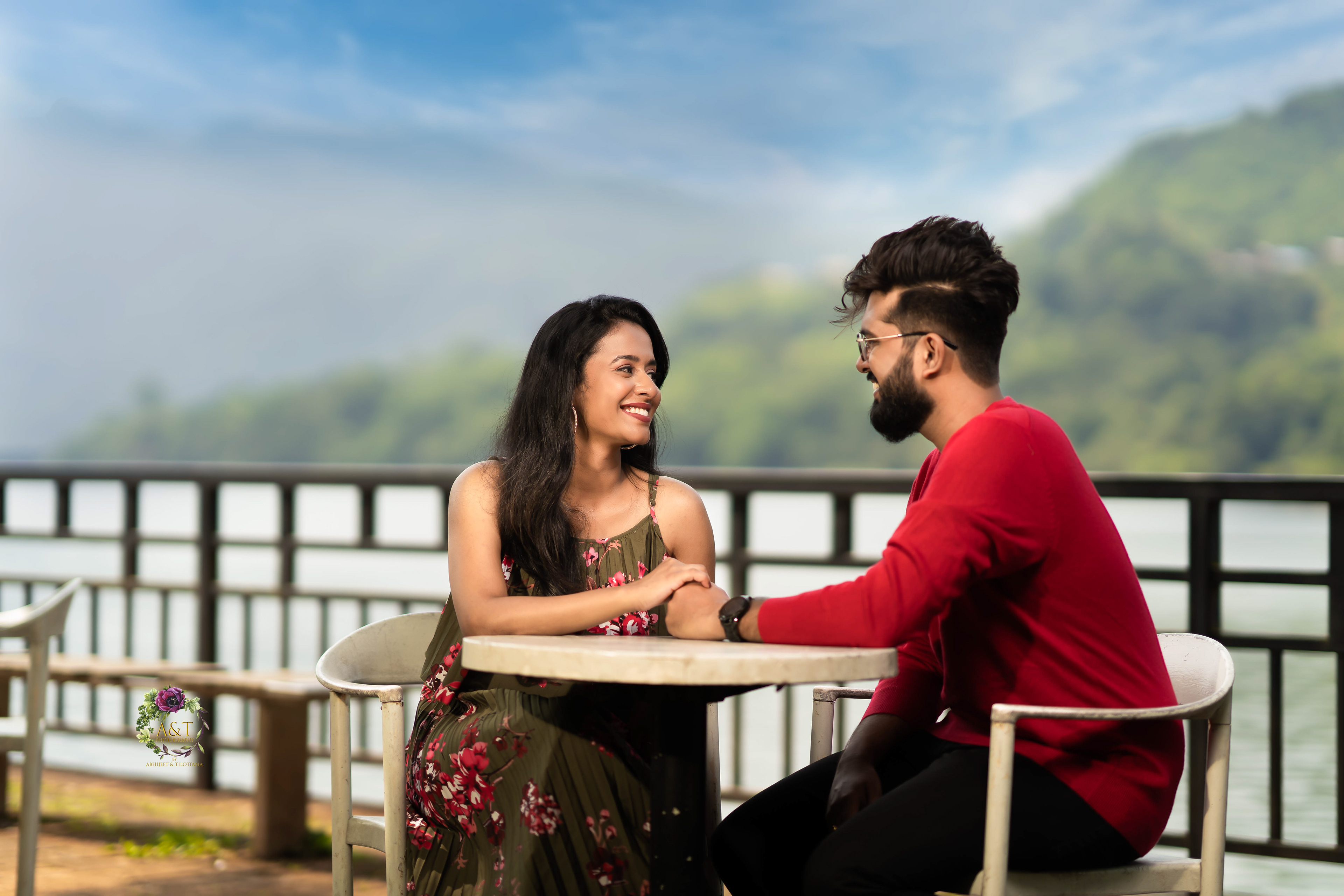 Romantic prewedding shoot of Abhinav and Diya
