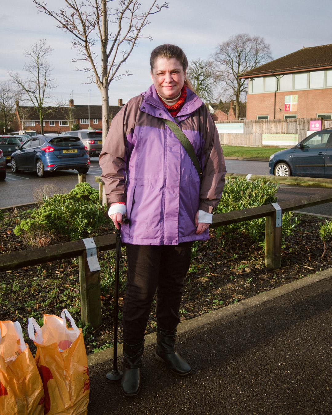 Day 004 / Sharon “More help with the disabled and also with Help the Heroes. More money for them.”